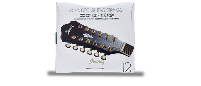 IACS12C Acoustic Guitar Strings 12-String 10-27