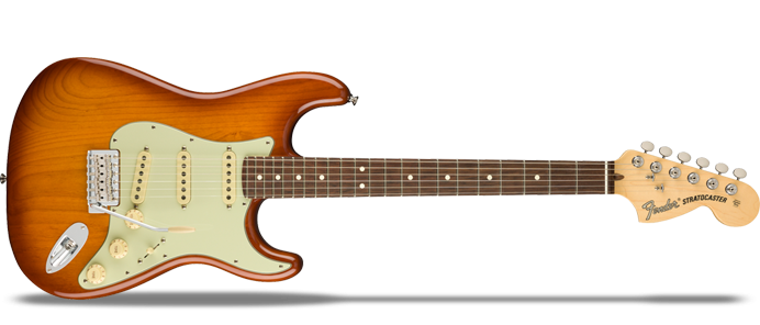 American Performer Stratocaster Honey Burst Sn.: US21022011