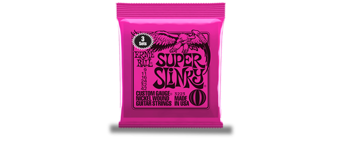 3223 Super Slinky Nickel Wound 3er Pack
