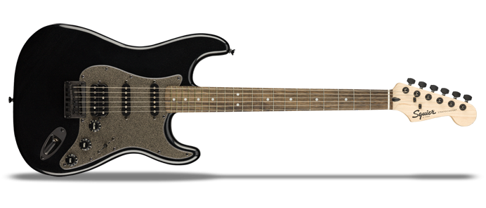 FSR Bullet Stratocaster HT HSS Black Metallic with Black Hardware 