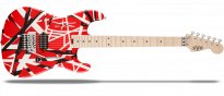 Striped Series Red / White / Black E-Gitarre