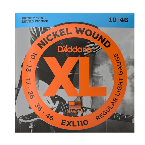 Daddario EXL110 10/46 Nickel Wound, Regular Light Gauge