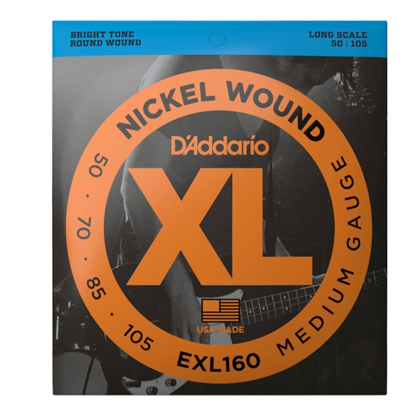 Daddario EXL160 50/105 Nickel Wound Medium Gauge Bass Saiten