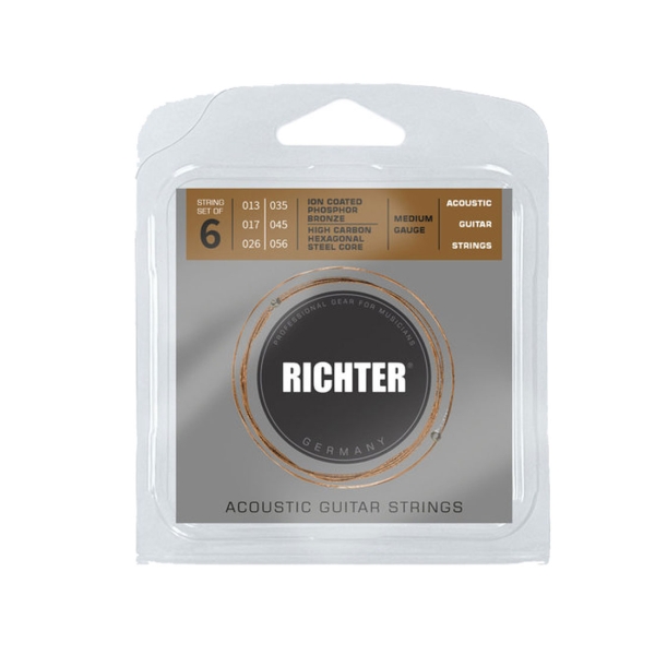 Richter Saiten Acoustic Ion-Coated Phosphor Bronze 13-56