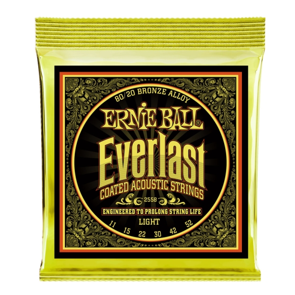Ernie Ball Everlast Coated 80/20 Bronze 11-52 2558