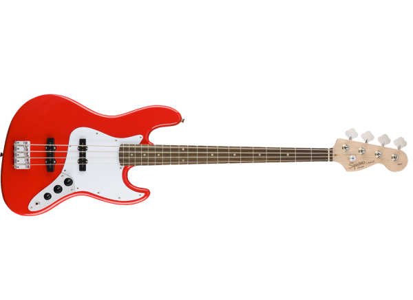 Squier Affinity Series Jazz Bass Race Car Red