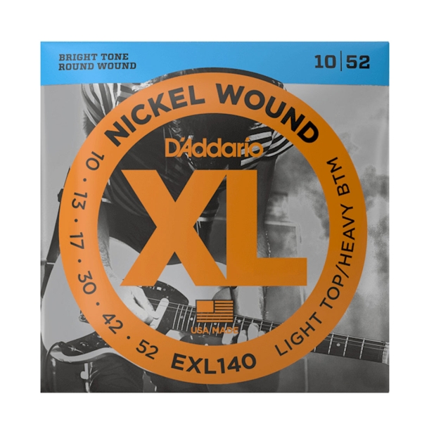Daddario EXL140 10/52 Nickel Wound, Light Top/Heavy Bottom