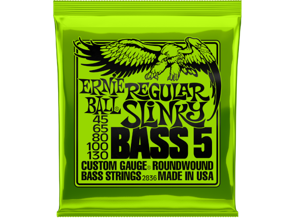 Ernie Ball Regular Slinky Bass 5 String 45-130 2836