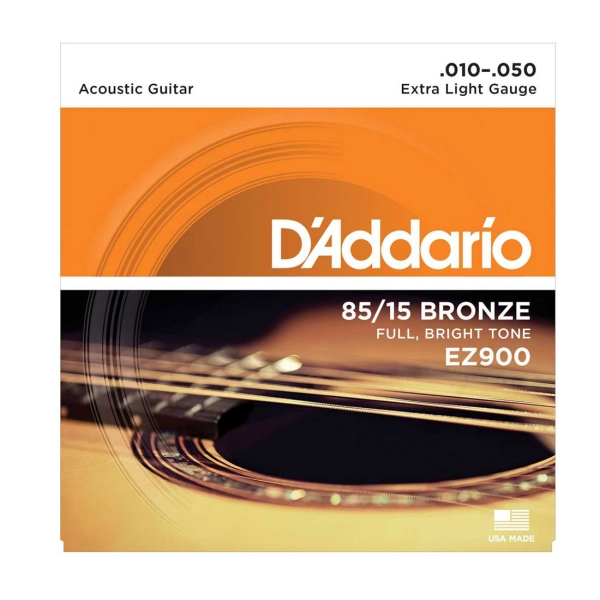 Daddario EZ900 10/50 85/15 Bronze Extra Light Gauge