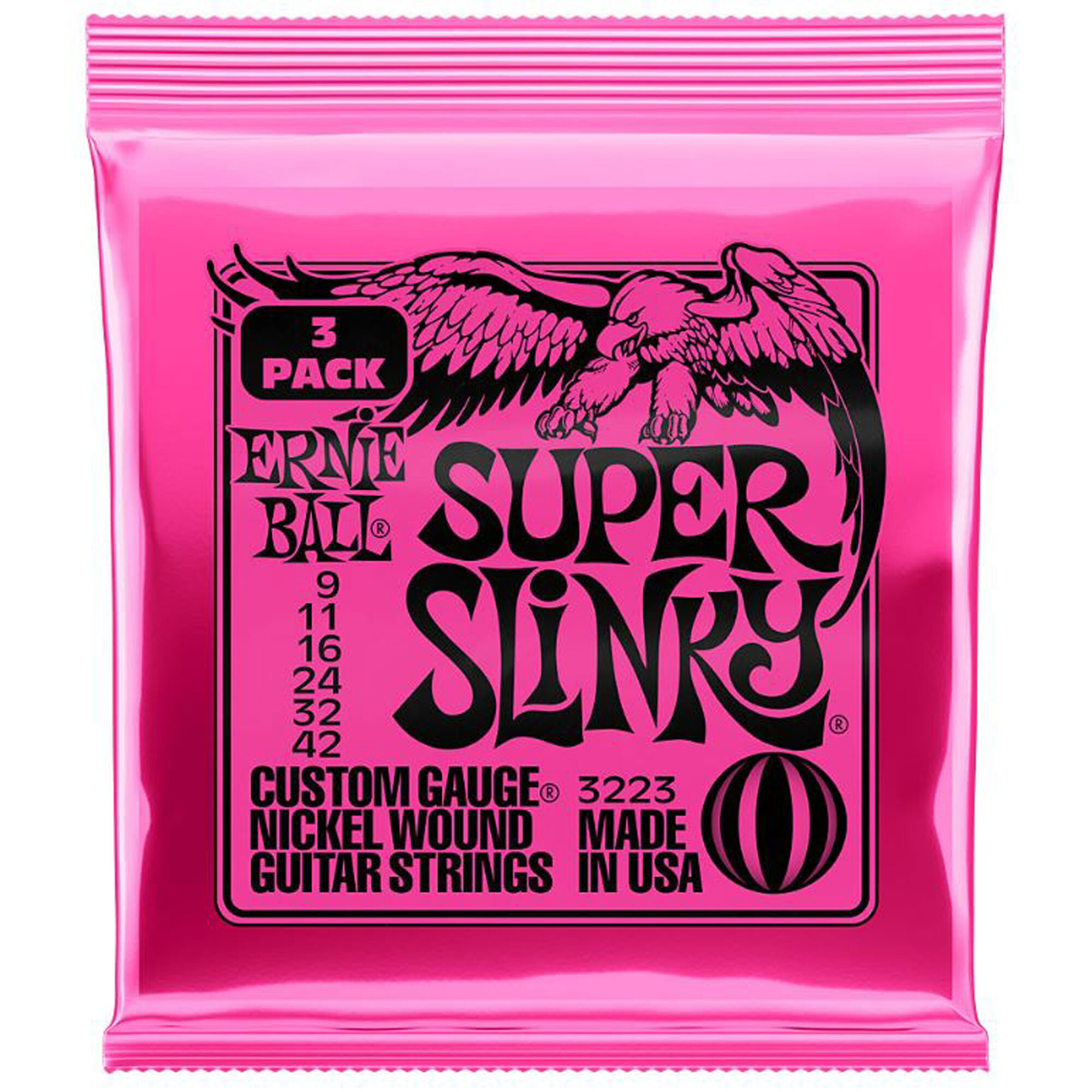 Ernie Ball Super Slinky 3er Set 09-42 3223