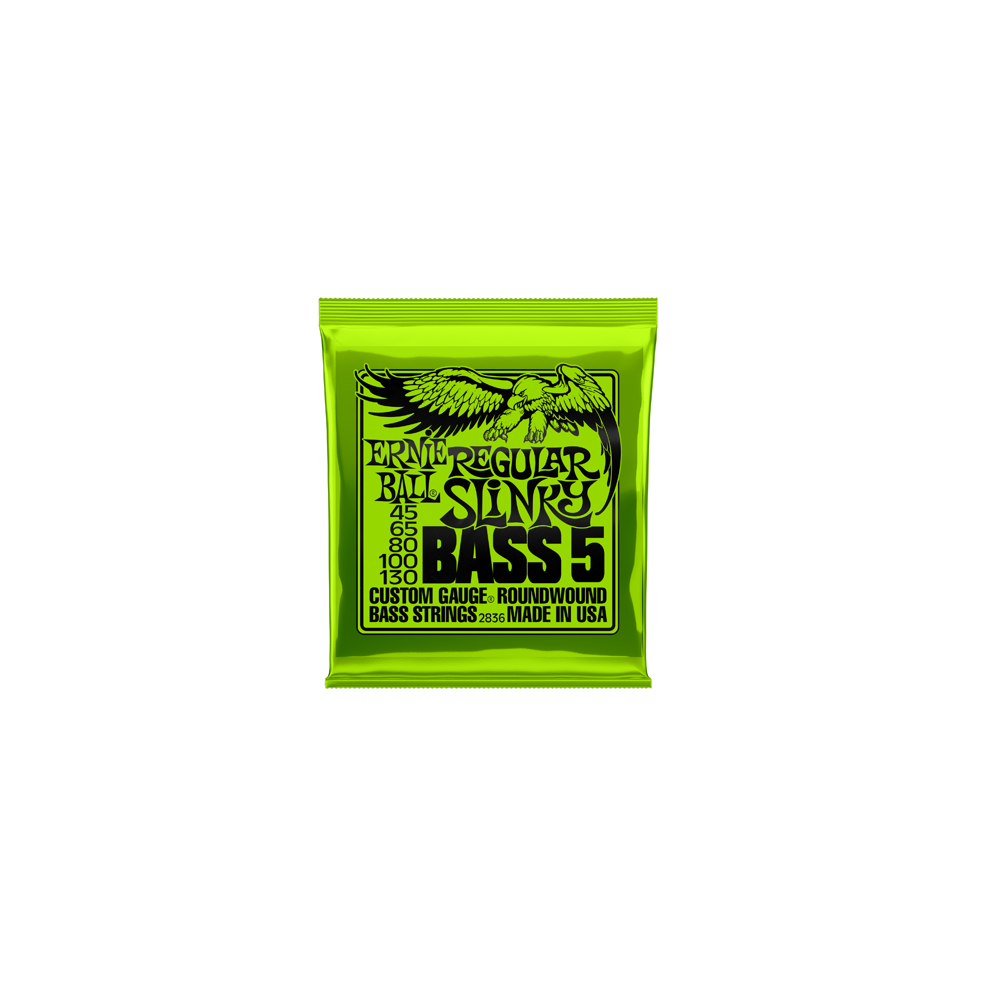 Ernie Ball 2836 Regular Slinky Bass 5 String 45-130