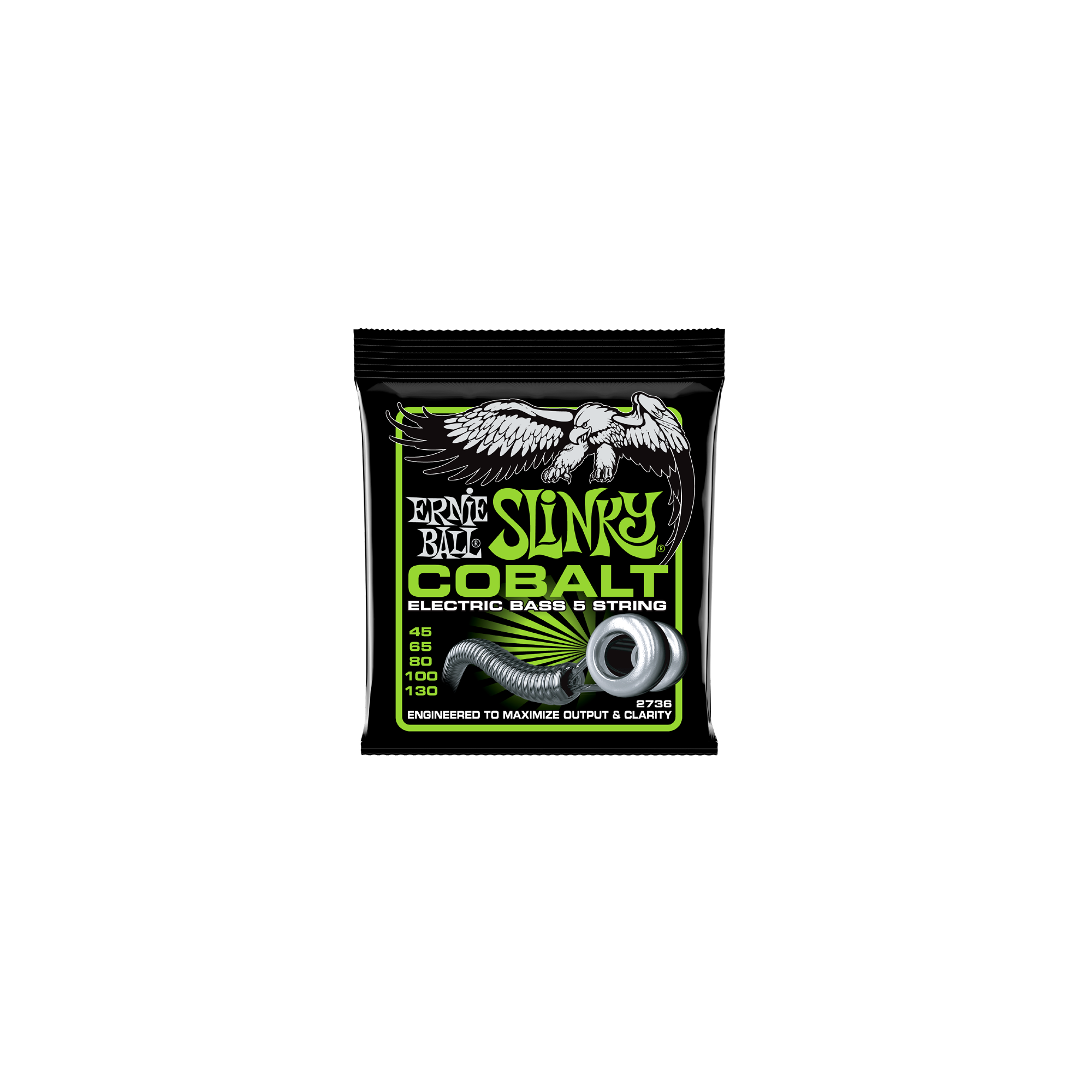 Ernie Ball Regular Slinky Cobalt Bass 5 String 45-130 2736