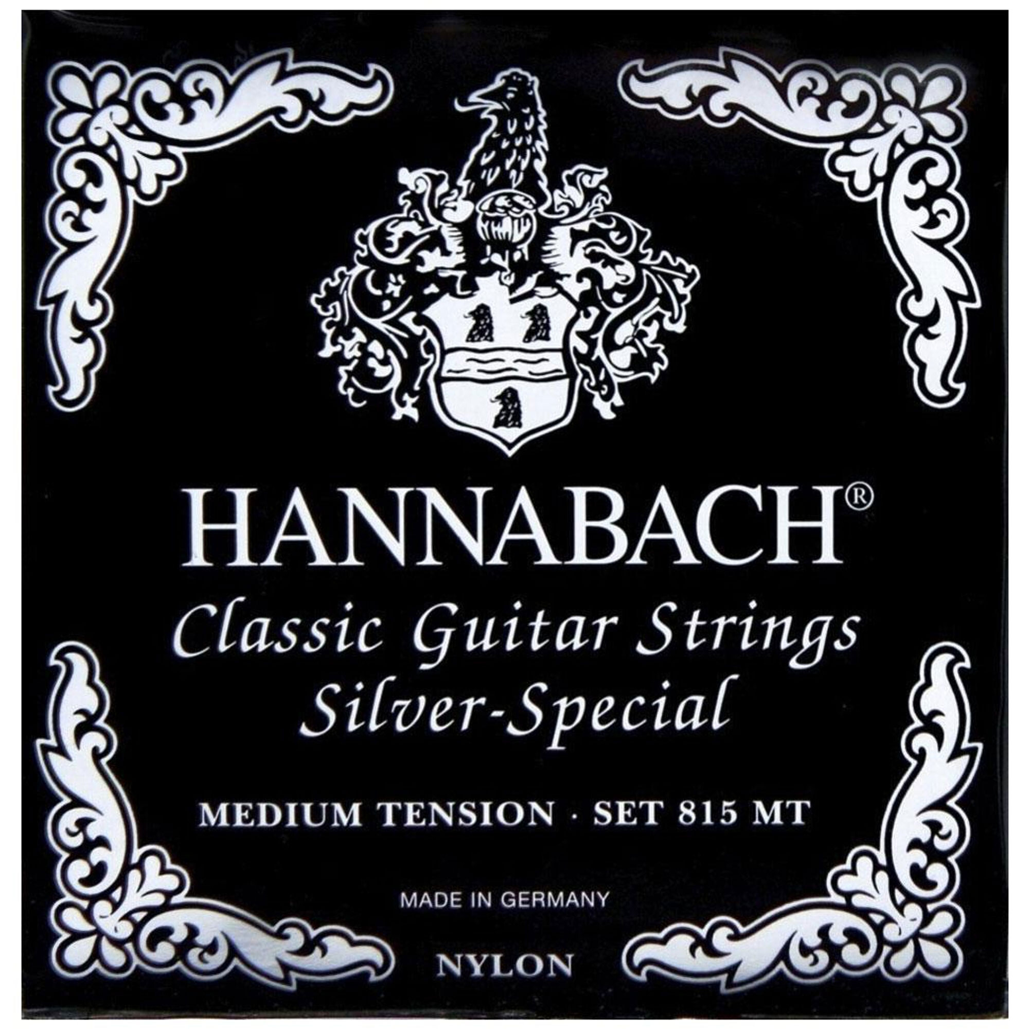 Hannabach 815MT Classic Guitar Strings Silver Special  Mediu