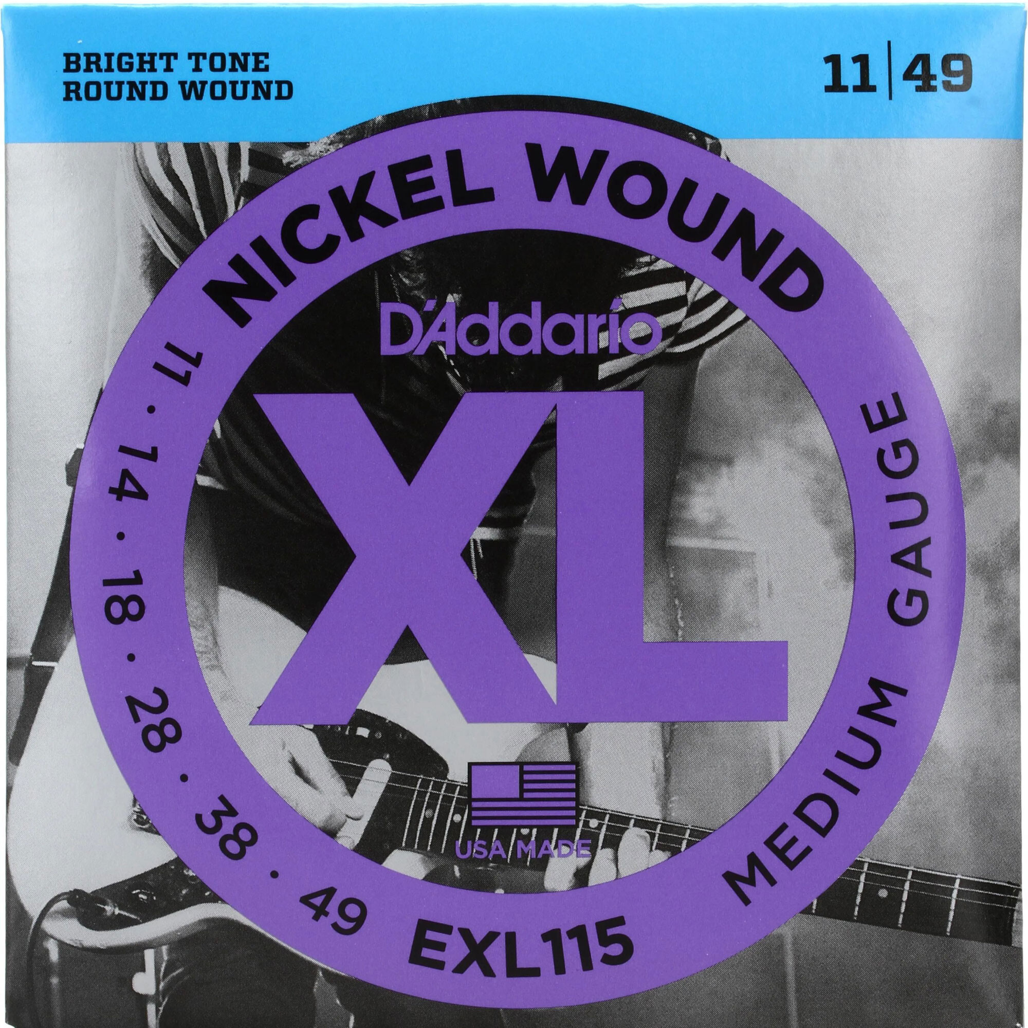 Daddario EXL115 Nickel Wound Medium 11-49
