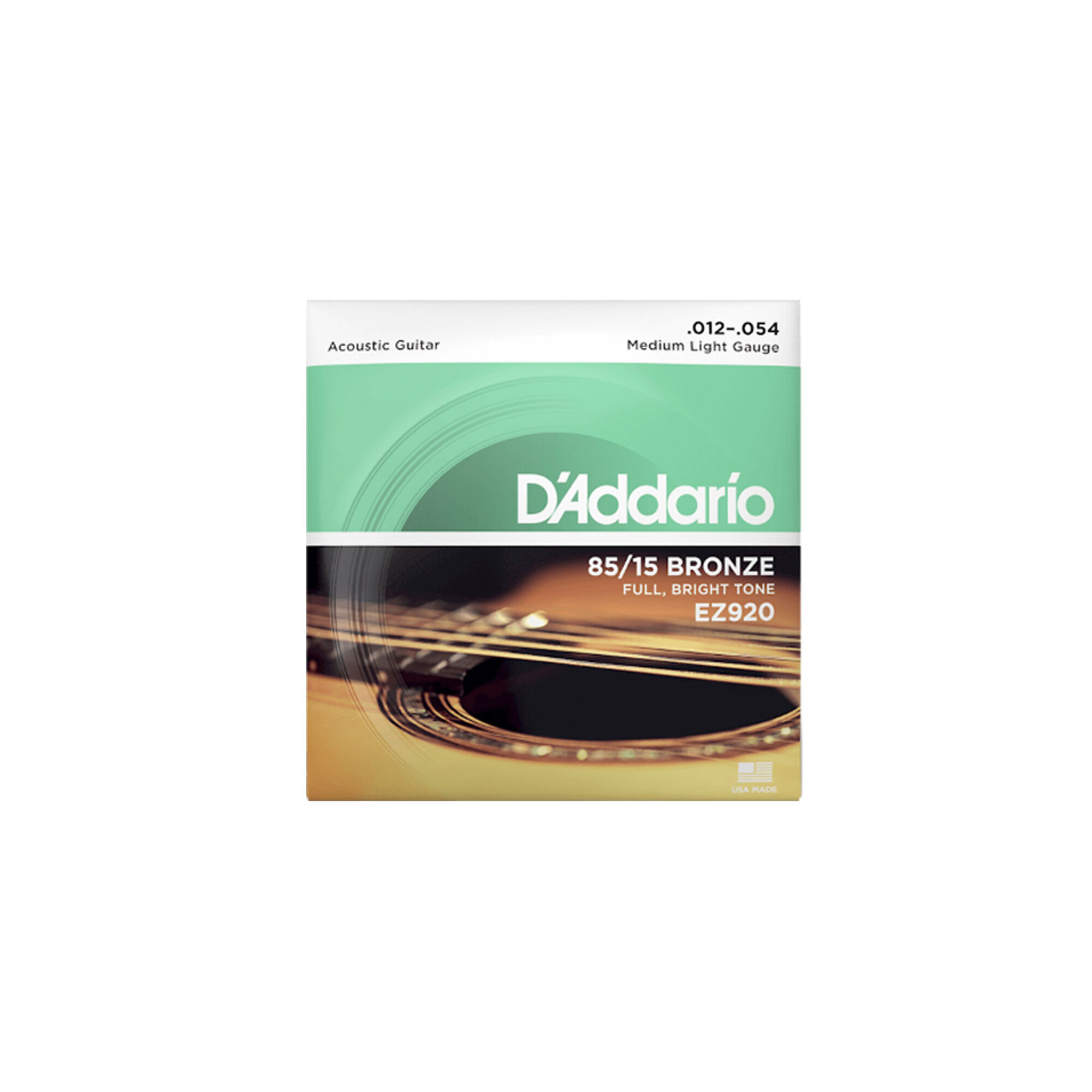 Daddario EZ920 85/15 Bronze Medium Light Gauge 12-54