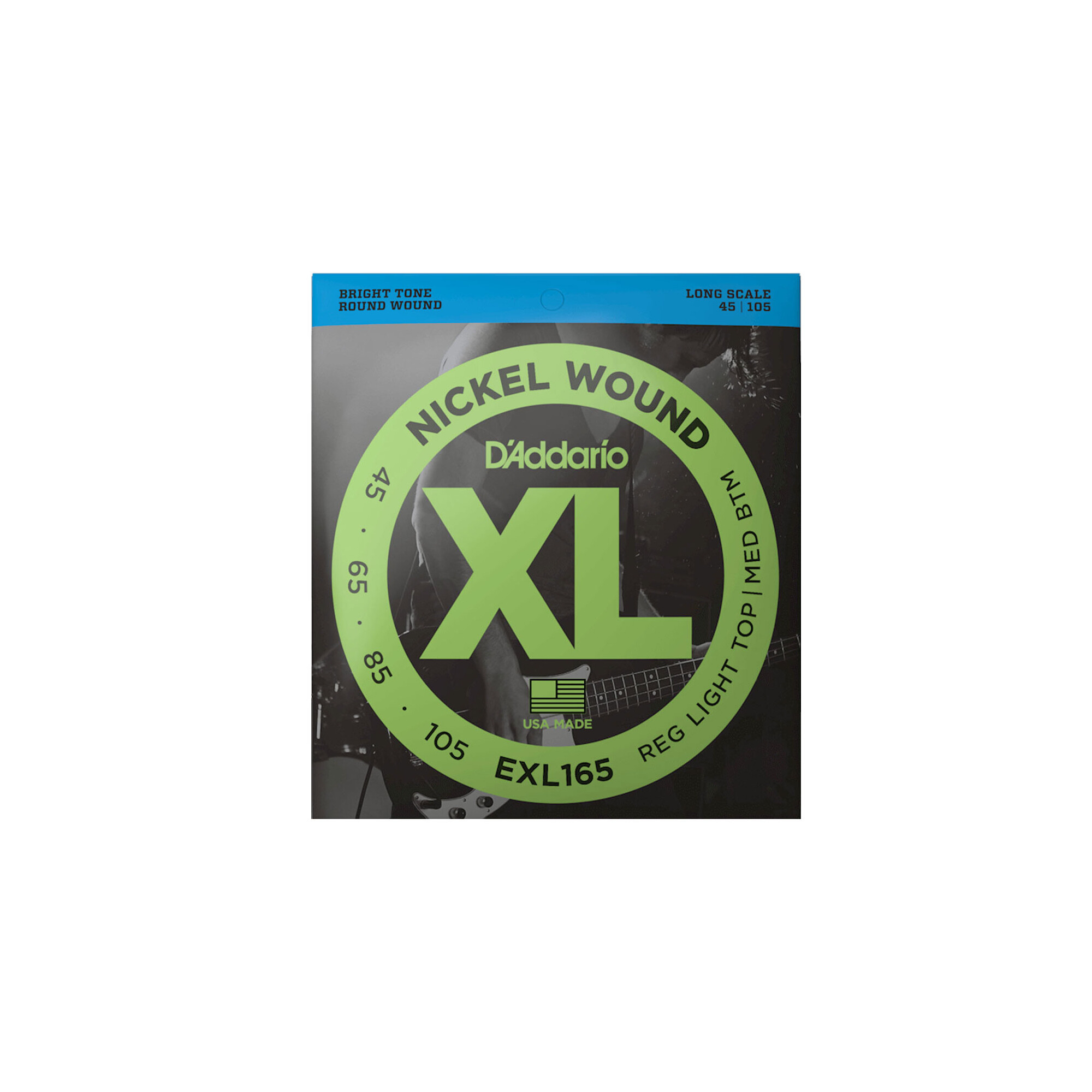 Daddario EXL165 45/105 Nickel Wound Reg Light Top/ Med...