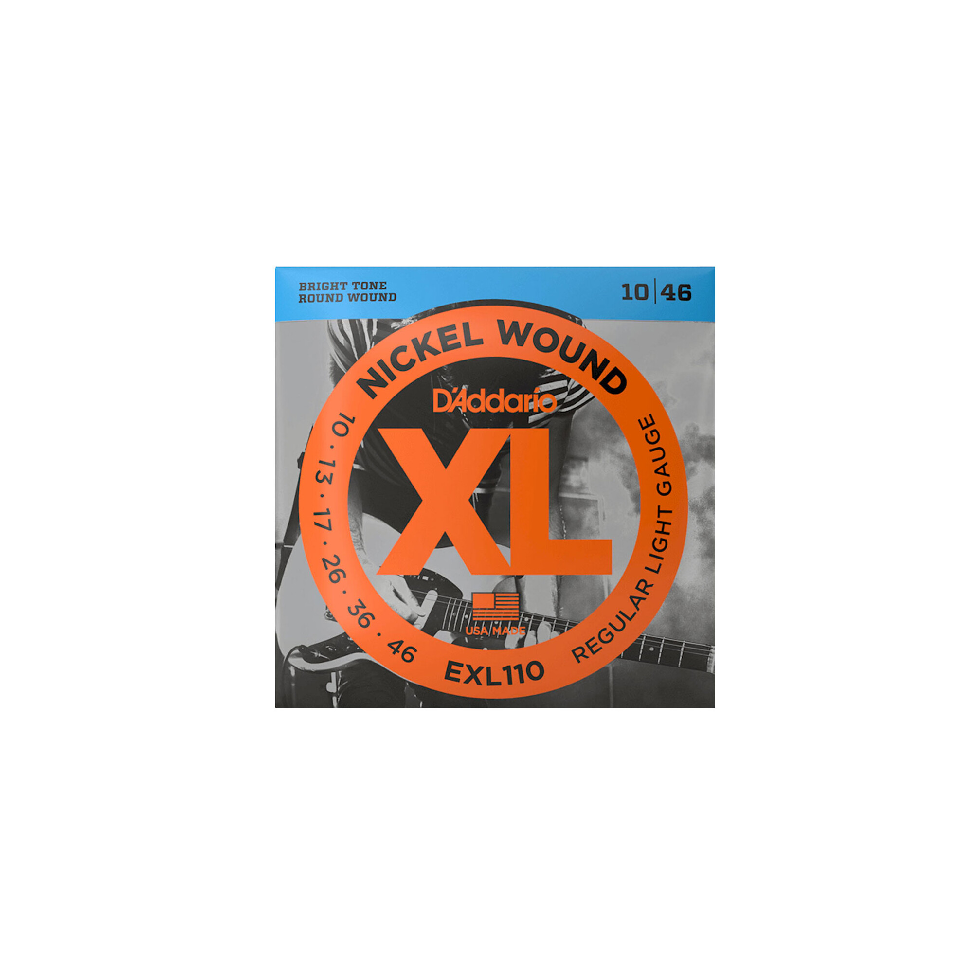 Daddario EXL110 10/46 Nickel Wound, Regular Light Gauge