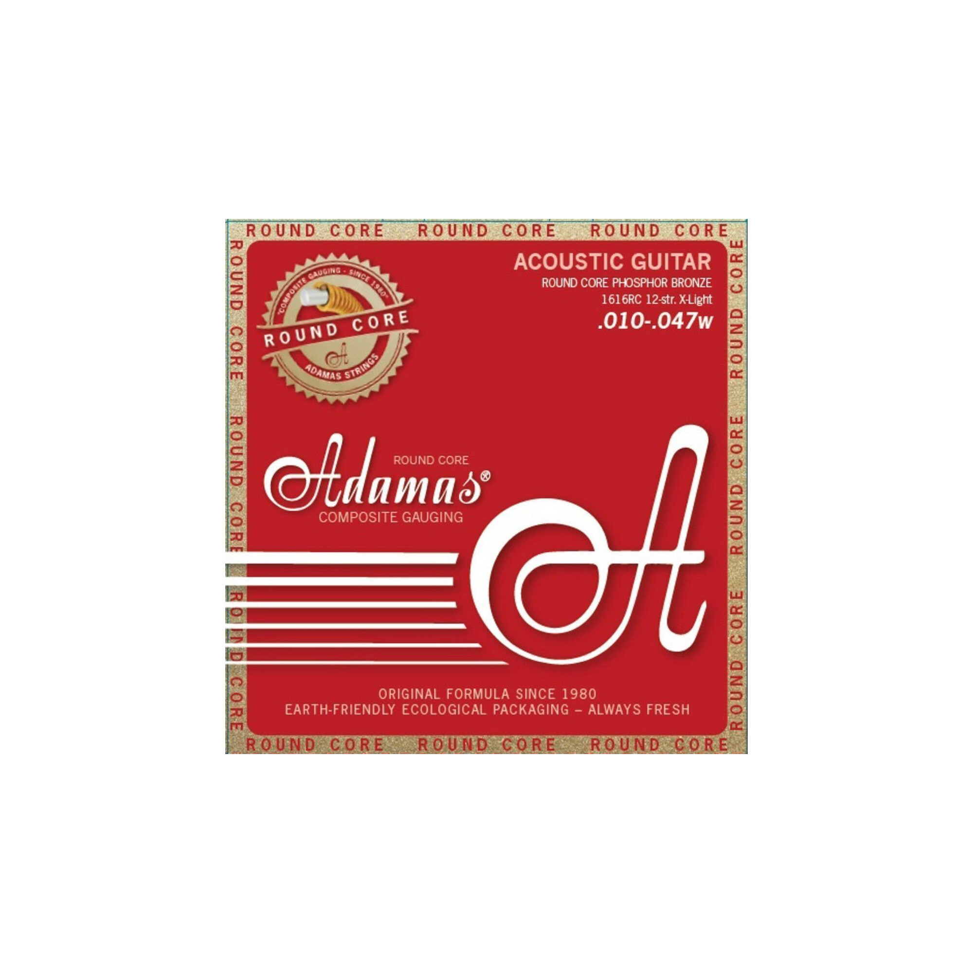 Adamas 1616RC 12 String 10-47 Round Core Phosphor Bronze
