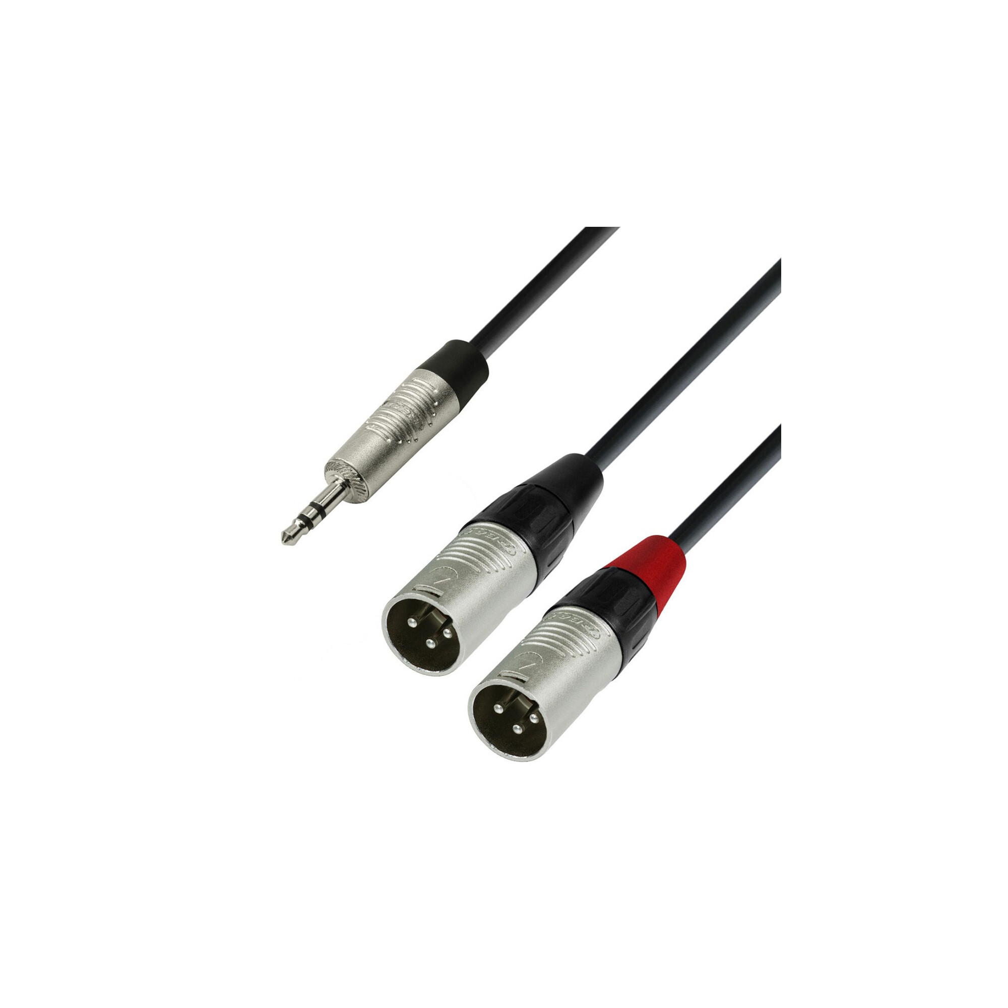 Adam Hall Audio Kabel YWMM0300 2 x XLR Male x Miniklinke...