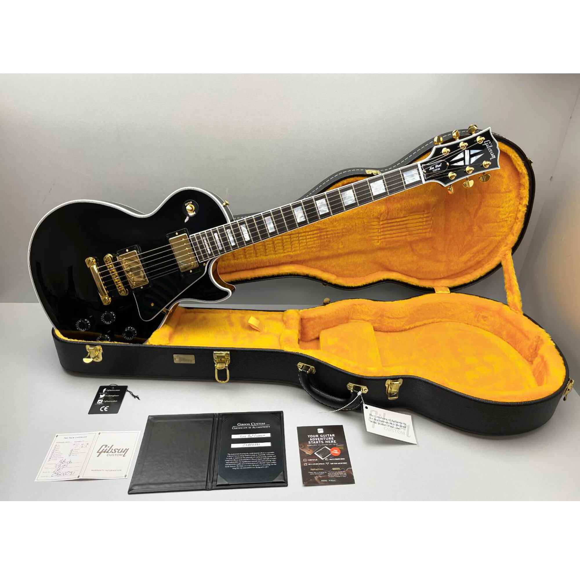 Gibson Les Paul Custom Ebony Fingerboard box