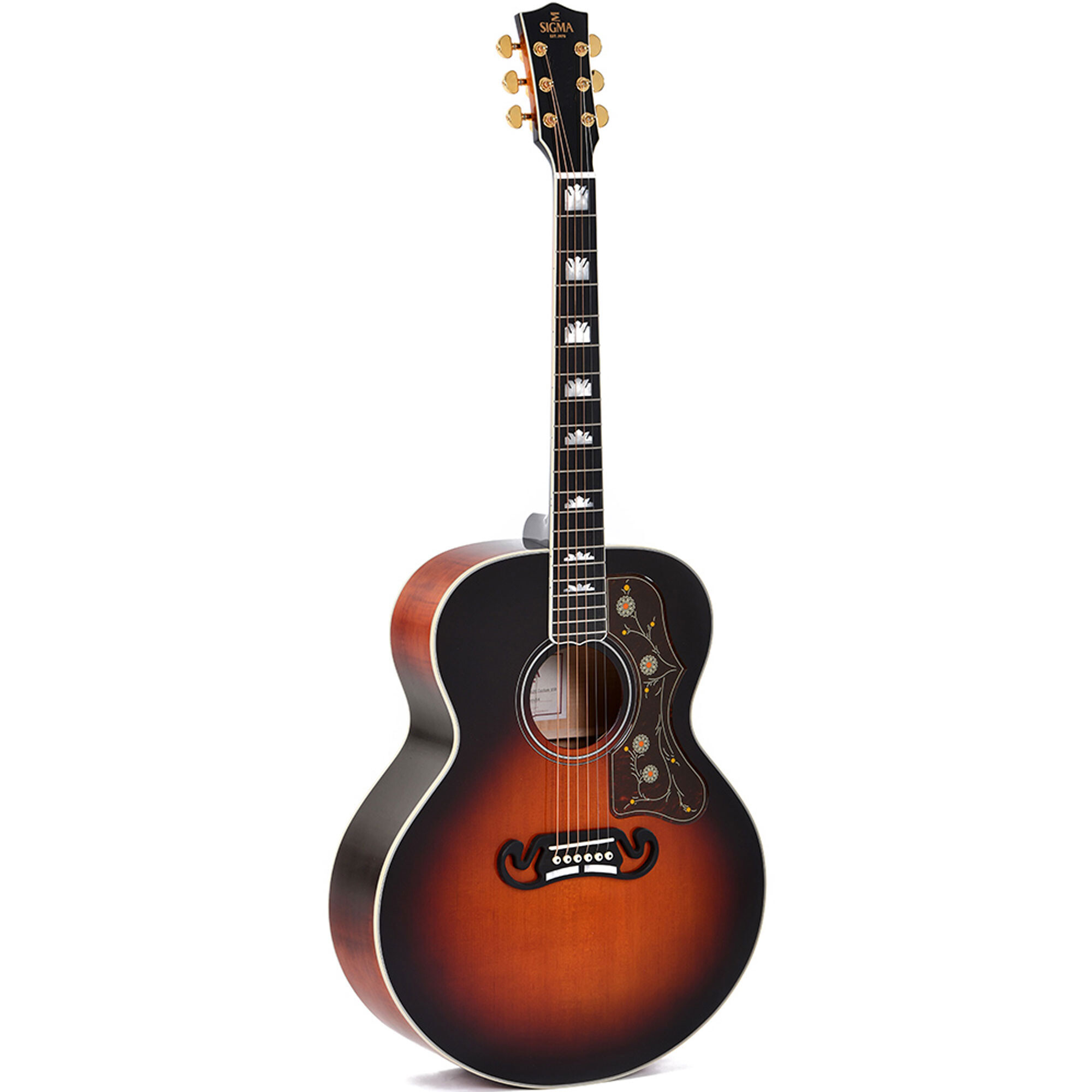 Sigma GJA-SG200 Vintage Sunburst box