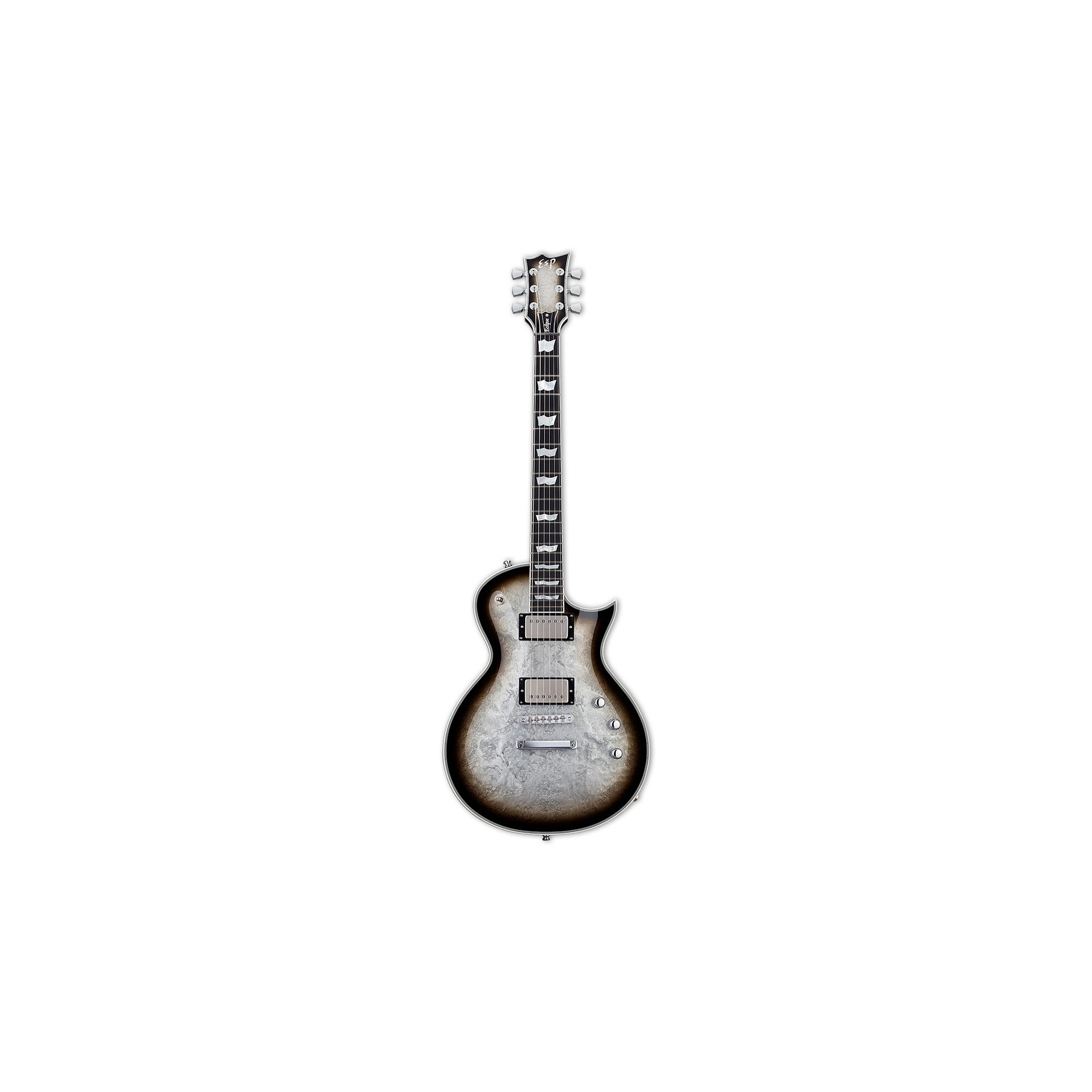 ESP Original Eclipse Custom Silver Liquid Metal Burst