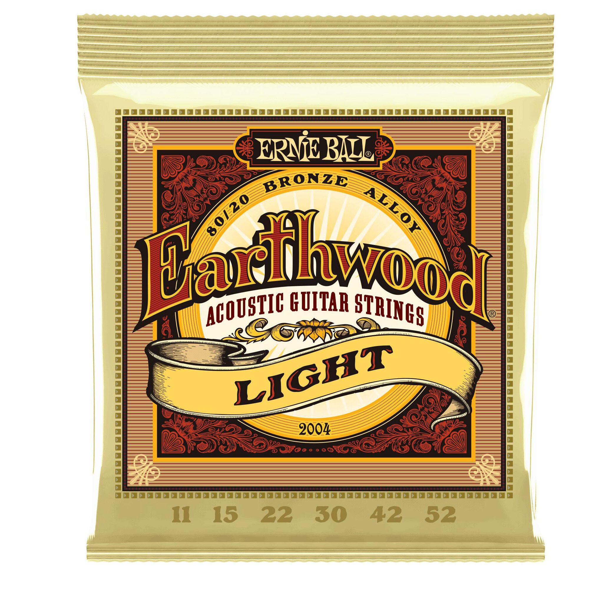 Ernie Ball 2004 Earthwood Bronze Light 11-52