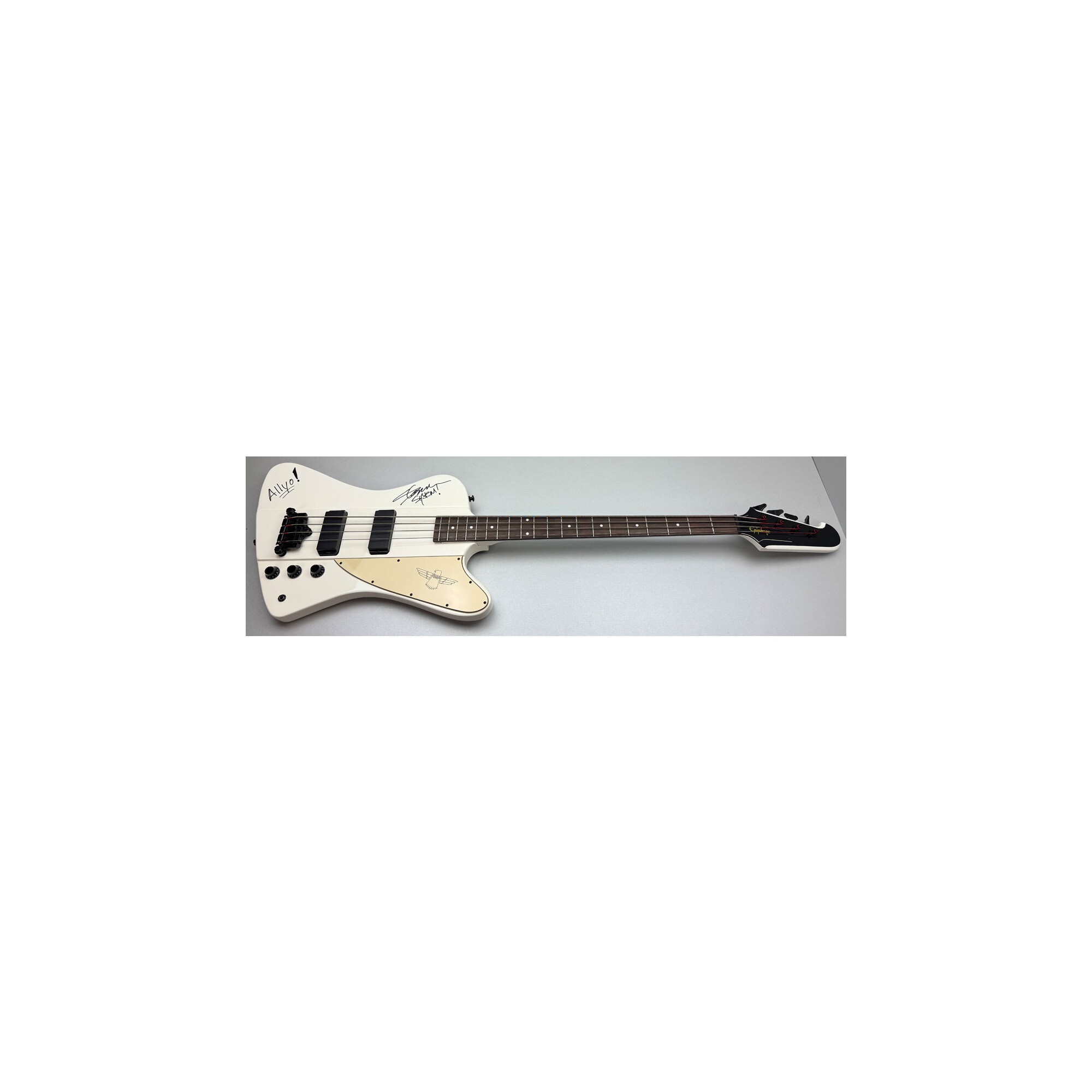 Epiphone Thunderbird IV Alpine White Ltd Customshop MIK...