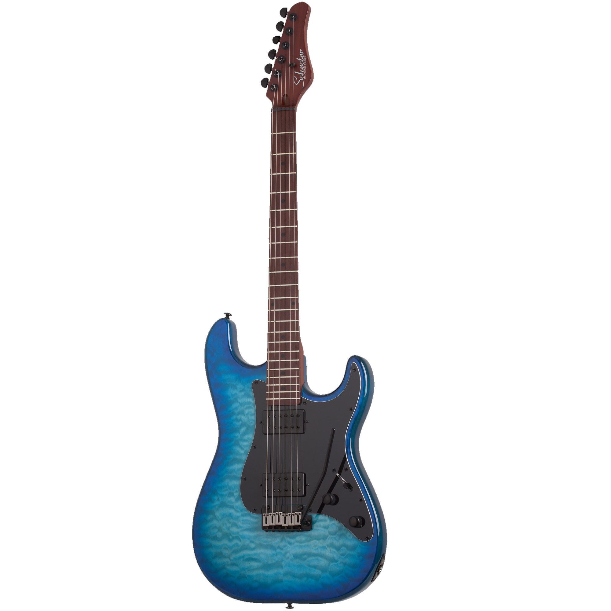 Schecter Traditional Pro Transparent Blue Burst