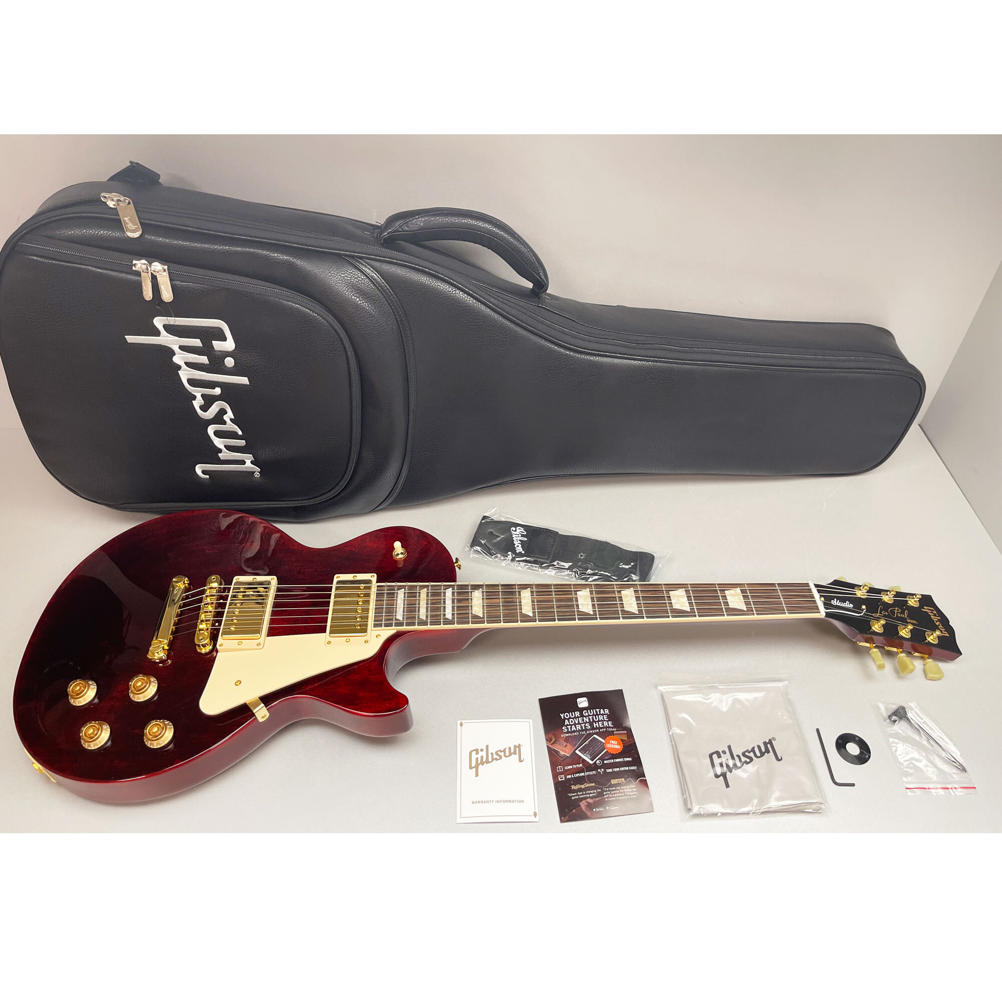 Gibson Les Paul Studio Wine Red Gold Har box