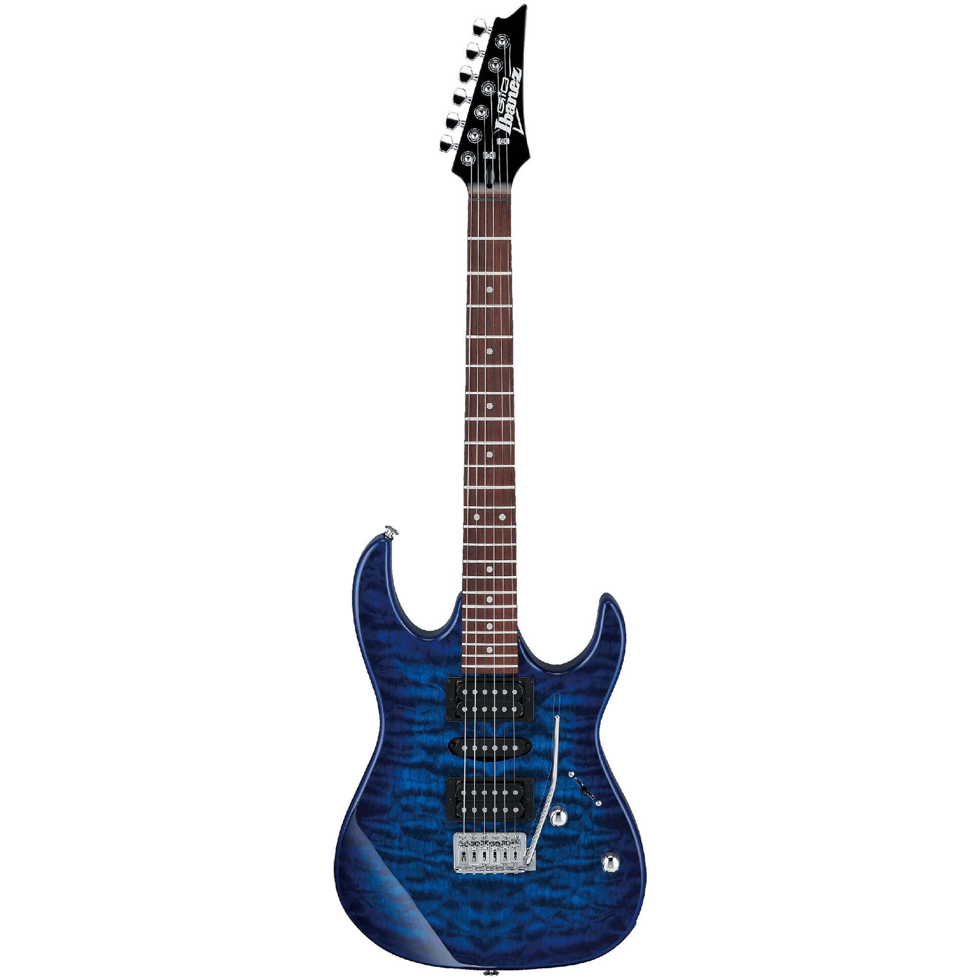 Ibanez GRX70QA-TBB Transparent Blue Burst