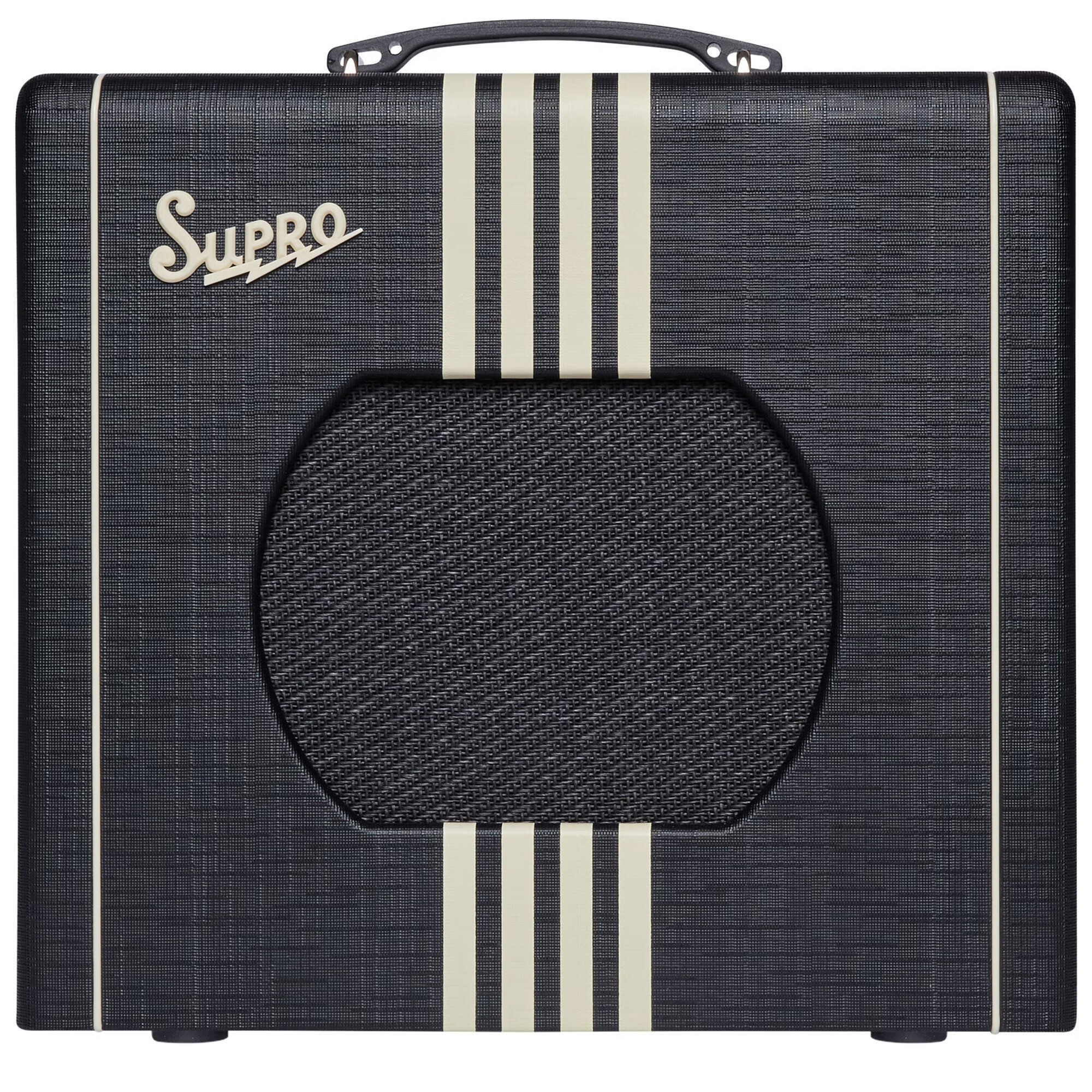 Supro Delta King 10 Black & Cream box