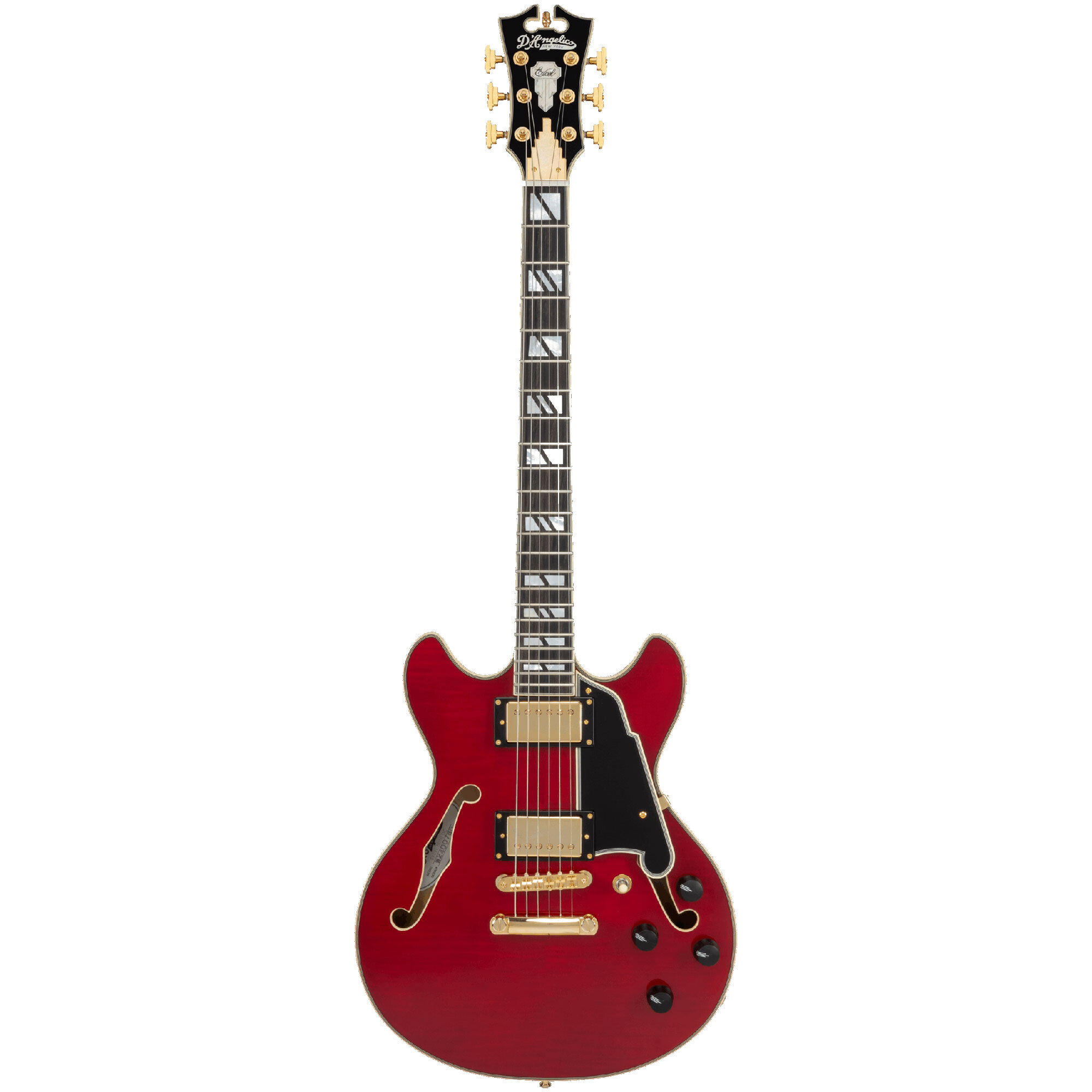 DAngelico Excel Mini DC Trans Cherry