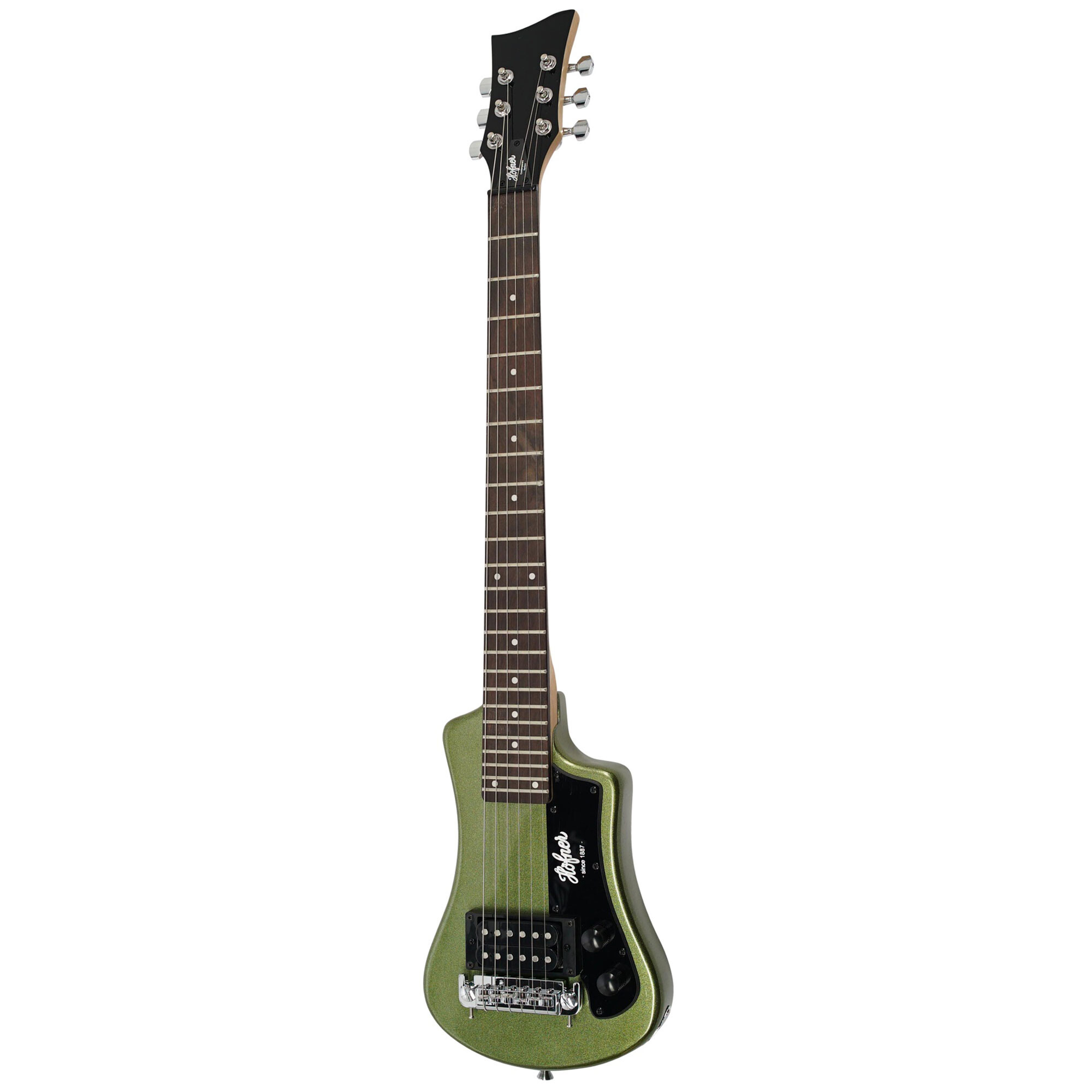 Höfner Shorty Cadillac Green HCT-SH box