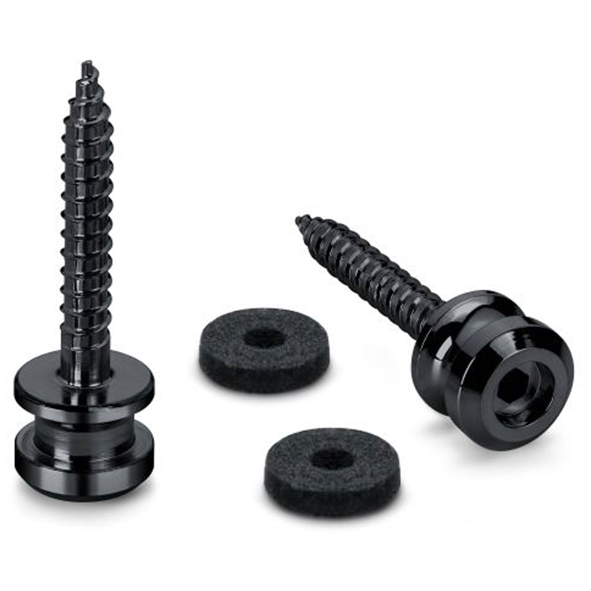 Schaller Gurtpins Black für S-Locks in L
