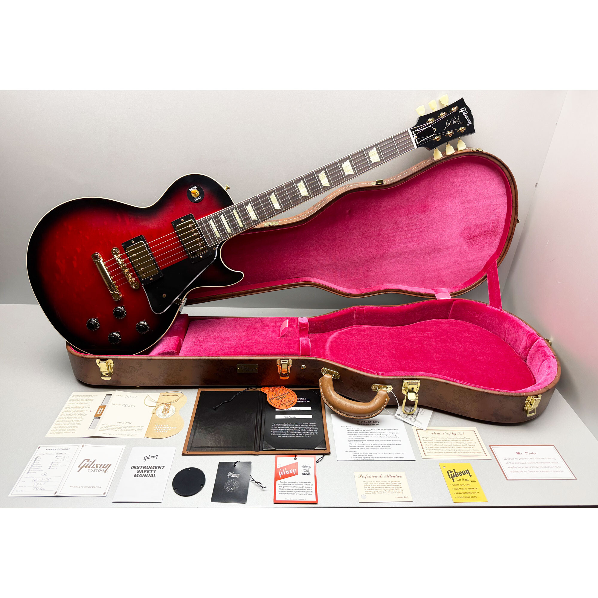 Gibson Custom Shop 1957 Les Paul Brimstone Burst VOS M2M