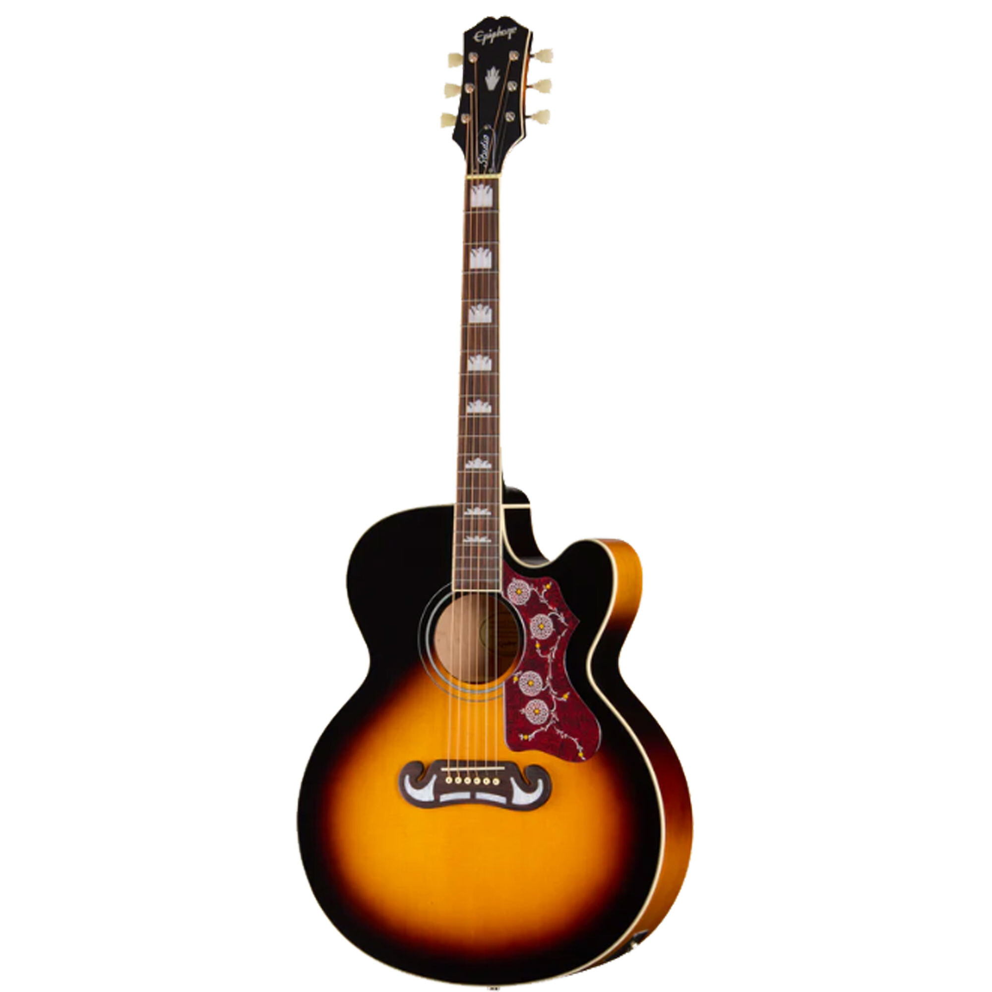 Epiphone J-200 Studio EC Vintage Sunburs box