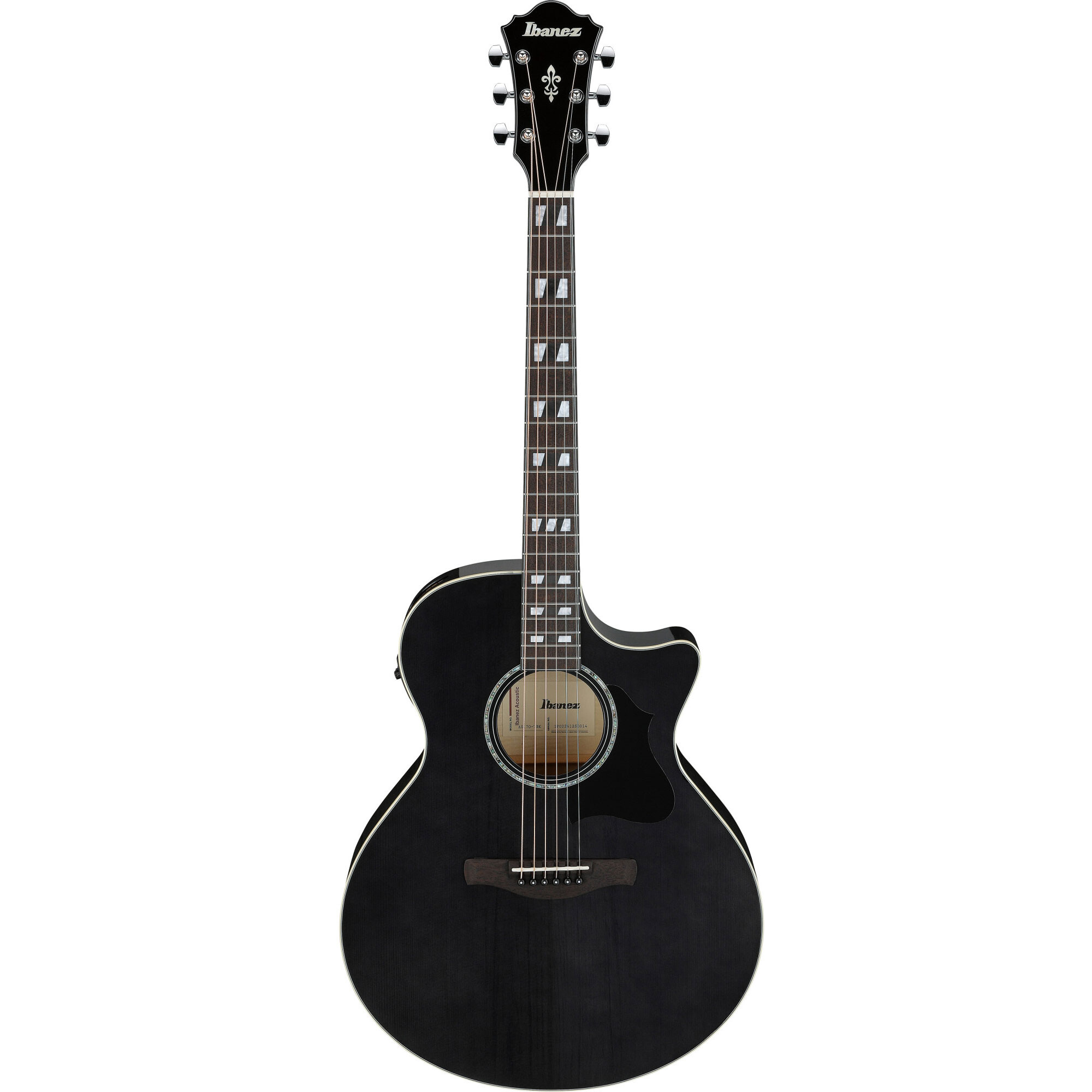 Ibanez AE170-TBK Transparent Black High Gloss