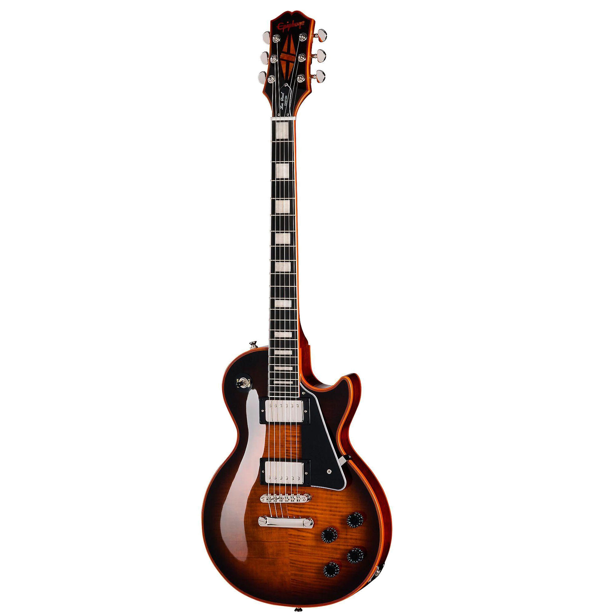 Epiphone Les Paul Custom Widow Orange Bu box