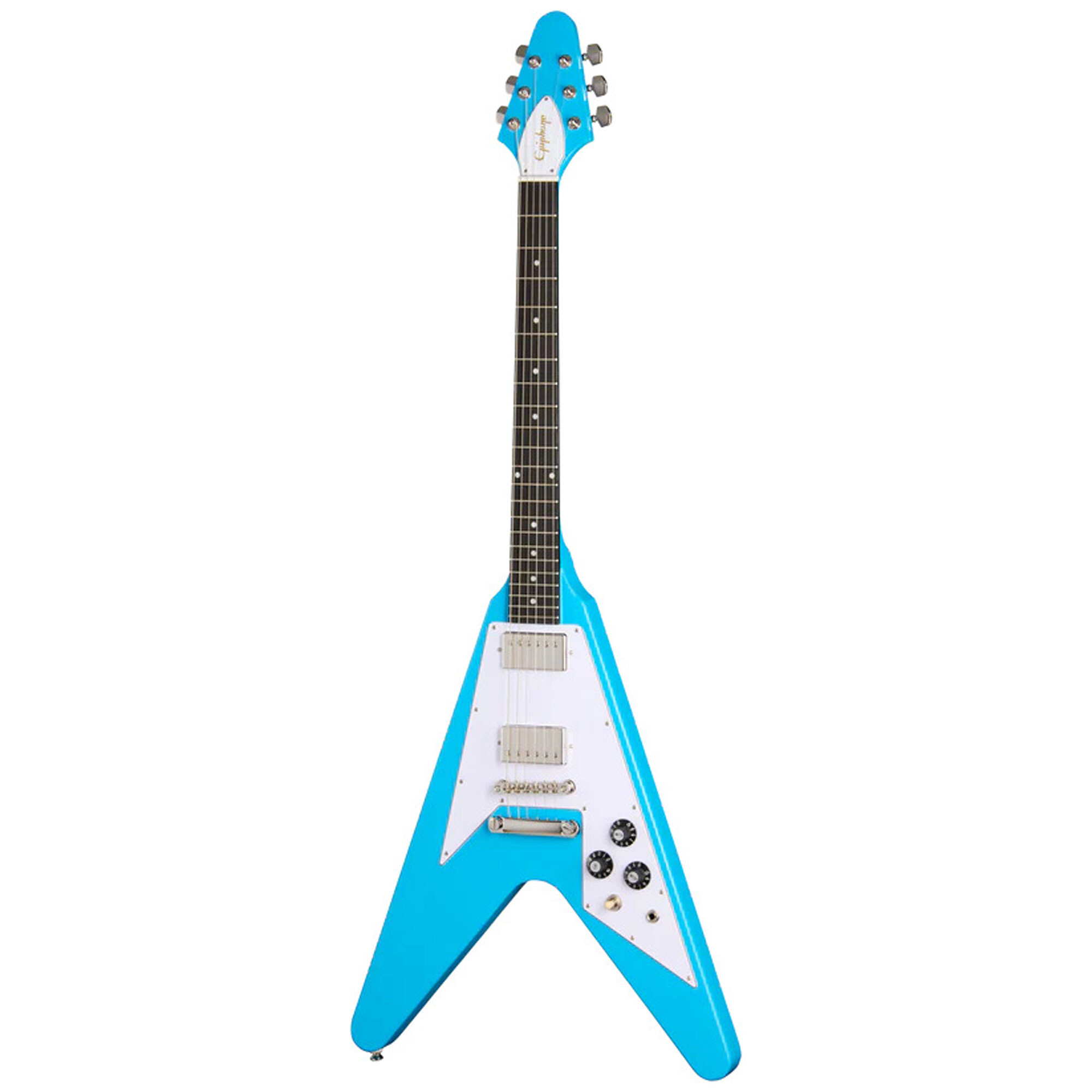 Epiphone Flying V 70s Maui Blue box