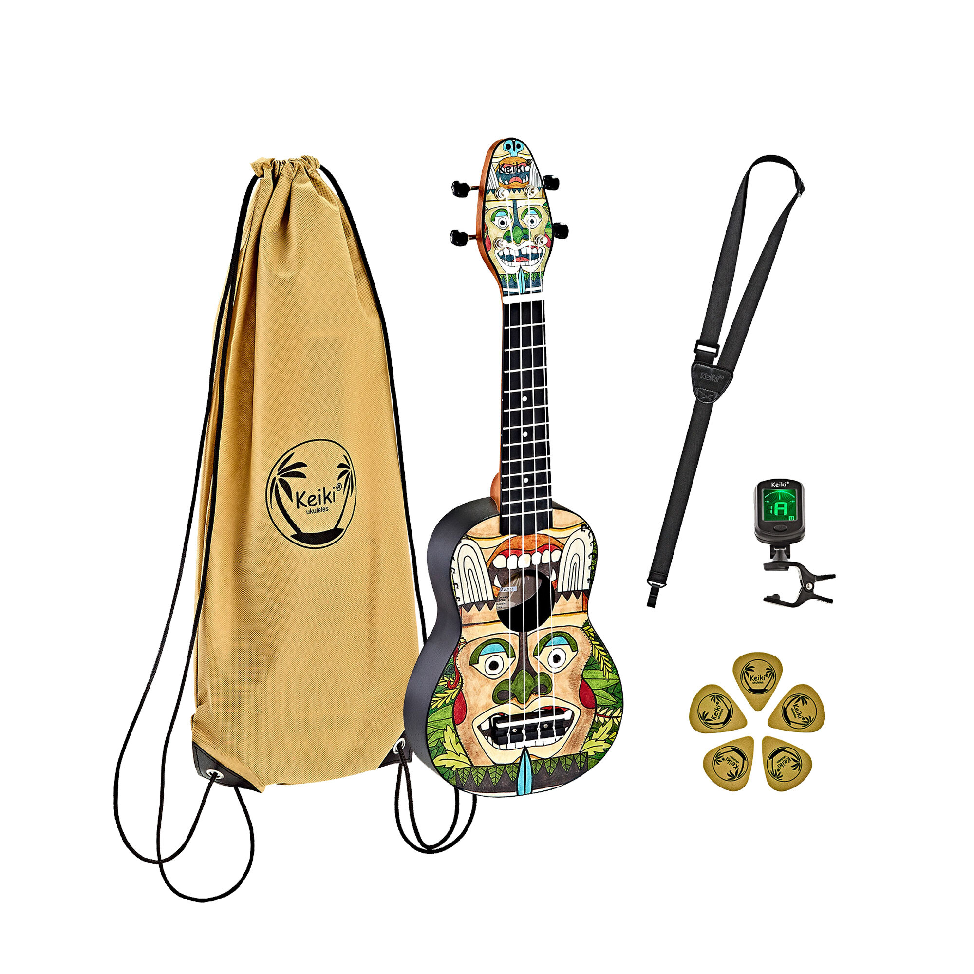 Keiki K2-TM Sopran Ukulele Set