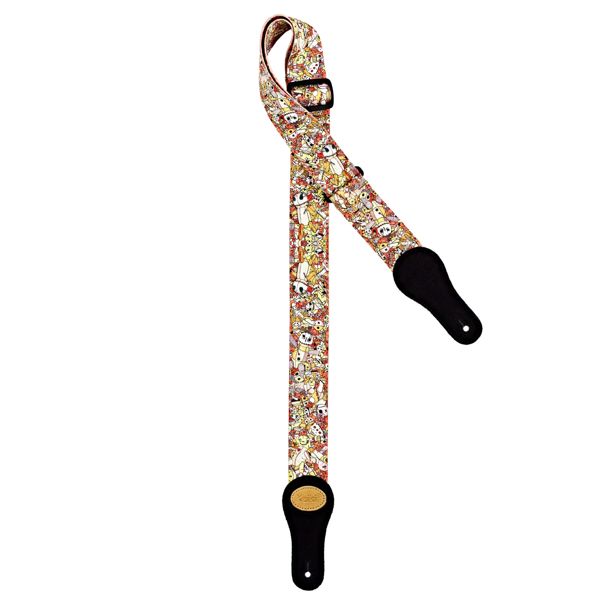 KEIKI KNS-VP Nylon Guitar Strap Voodoo Puppet