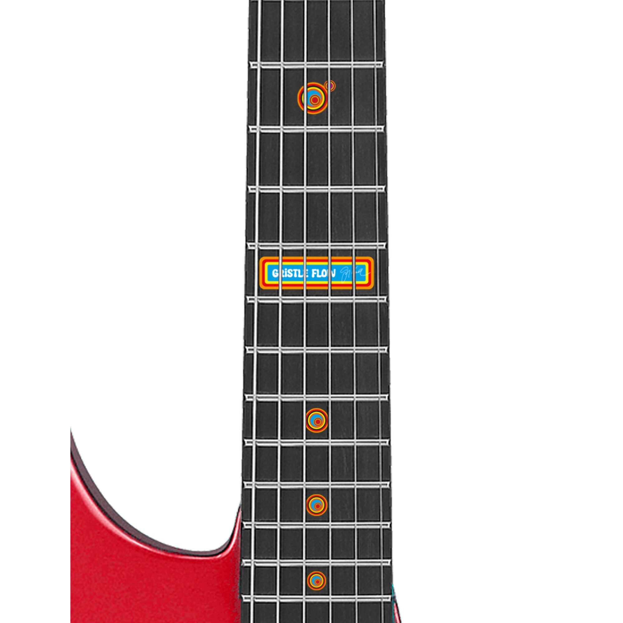 fretlook Inlay Sticker  Greg Koch  Gristle Flow Sugnature De