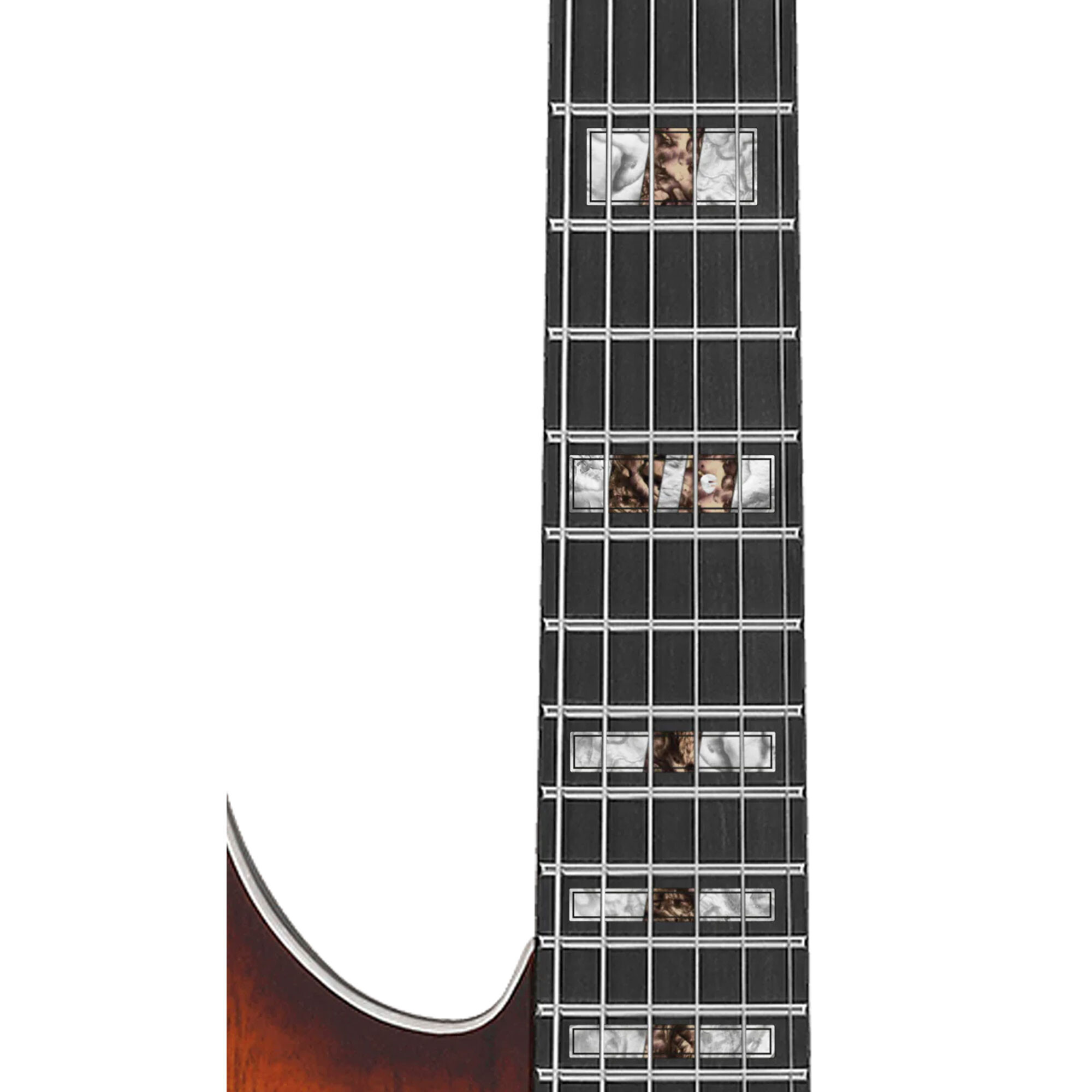 fretlook Inlay Sticker  Ibby Blocks  Gold Burst