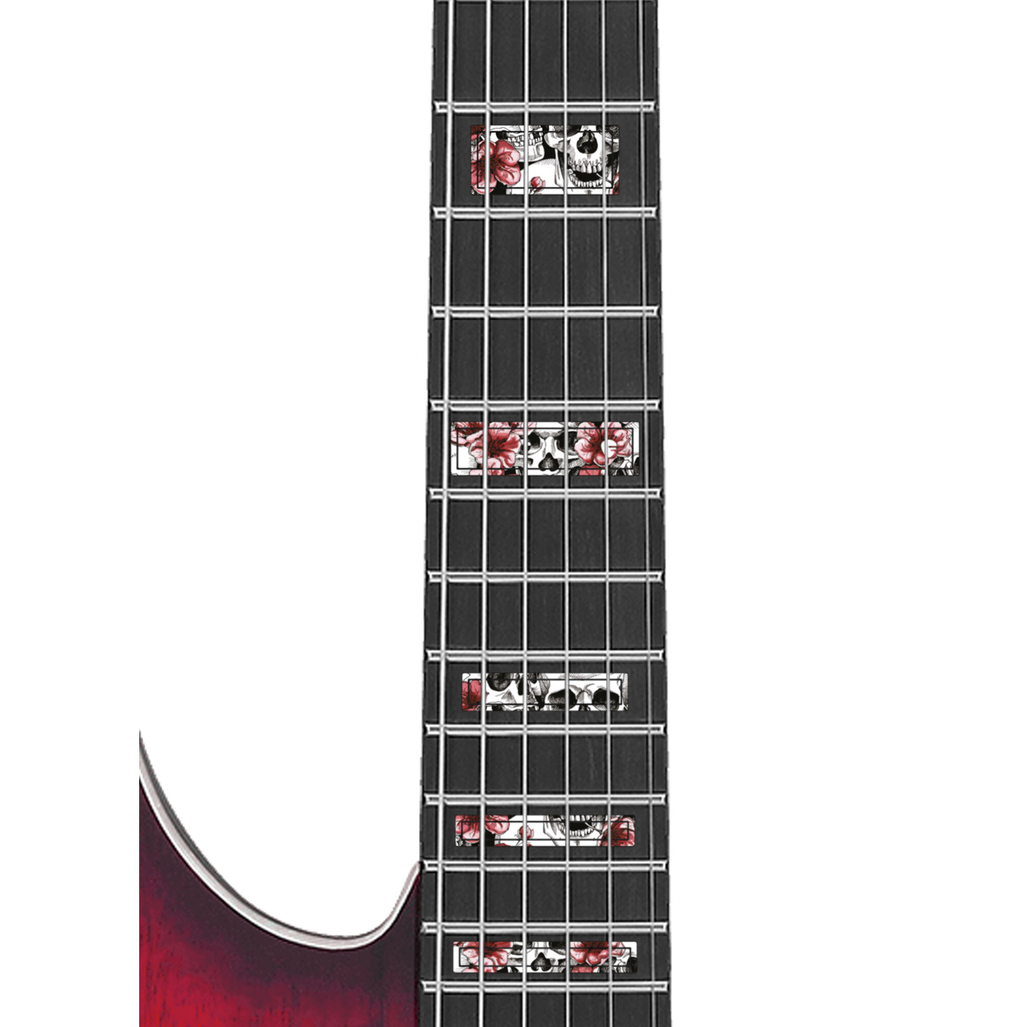 fretlook Inlay Sticker  Blocks  Skulls & Roses