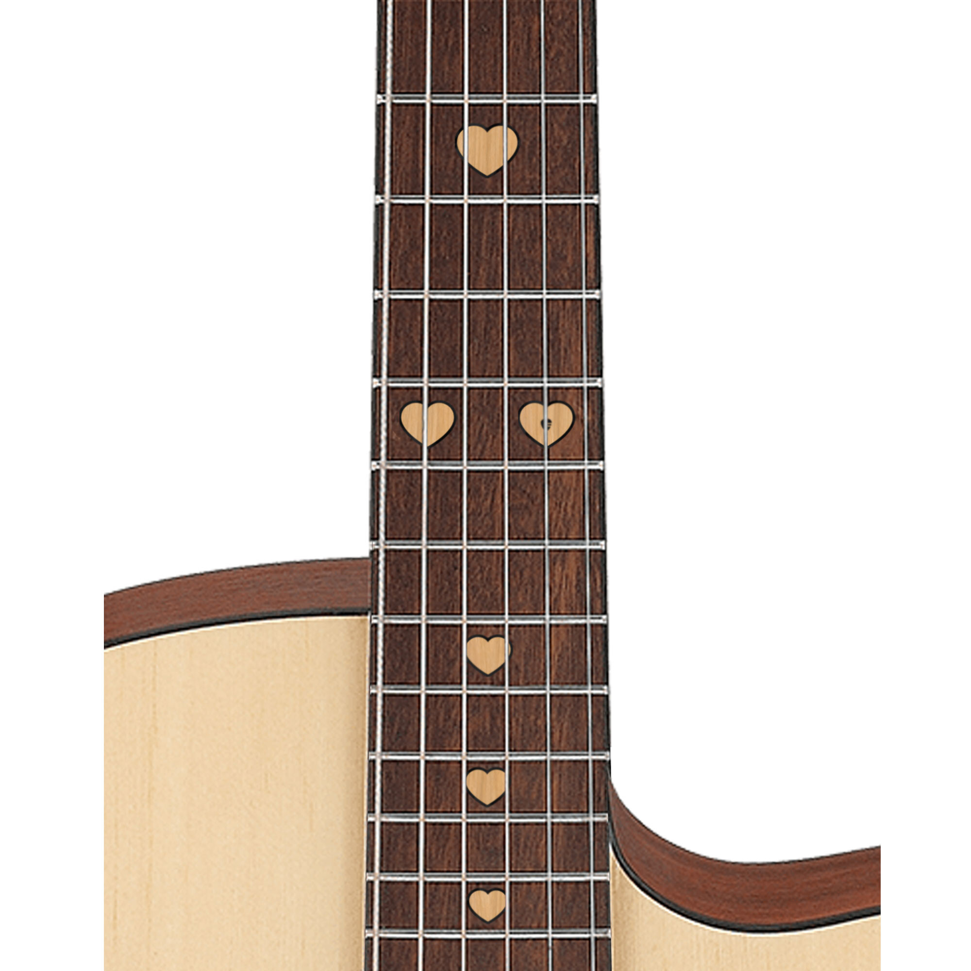 fretlook Inlay Sticker  Hearts  Maple box