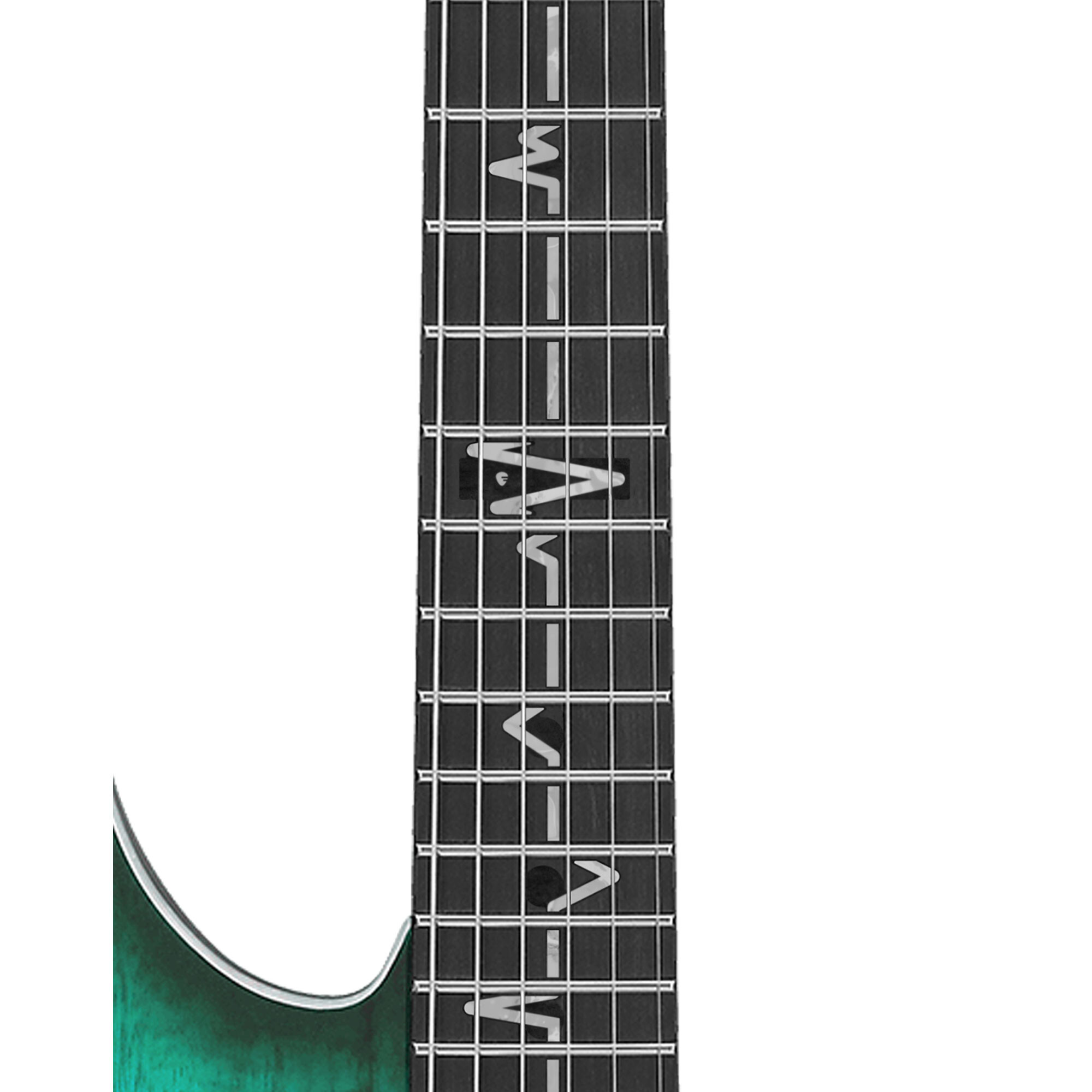 fretlook Inlay Sticker  Heartbeat  Liquid Grey