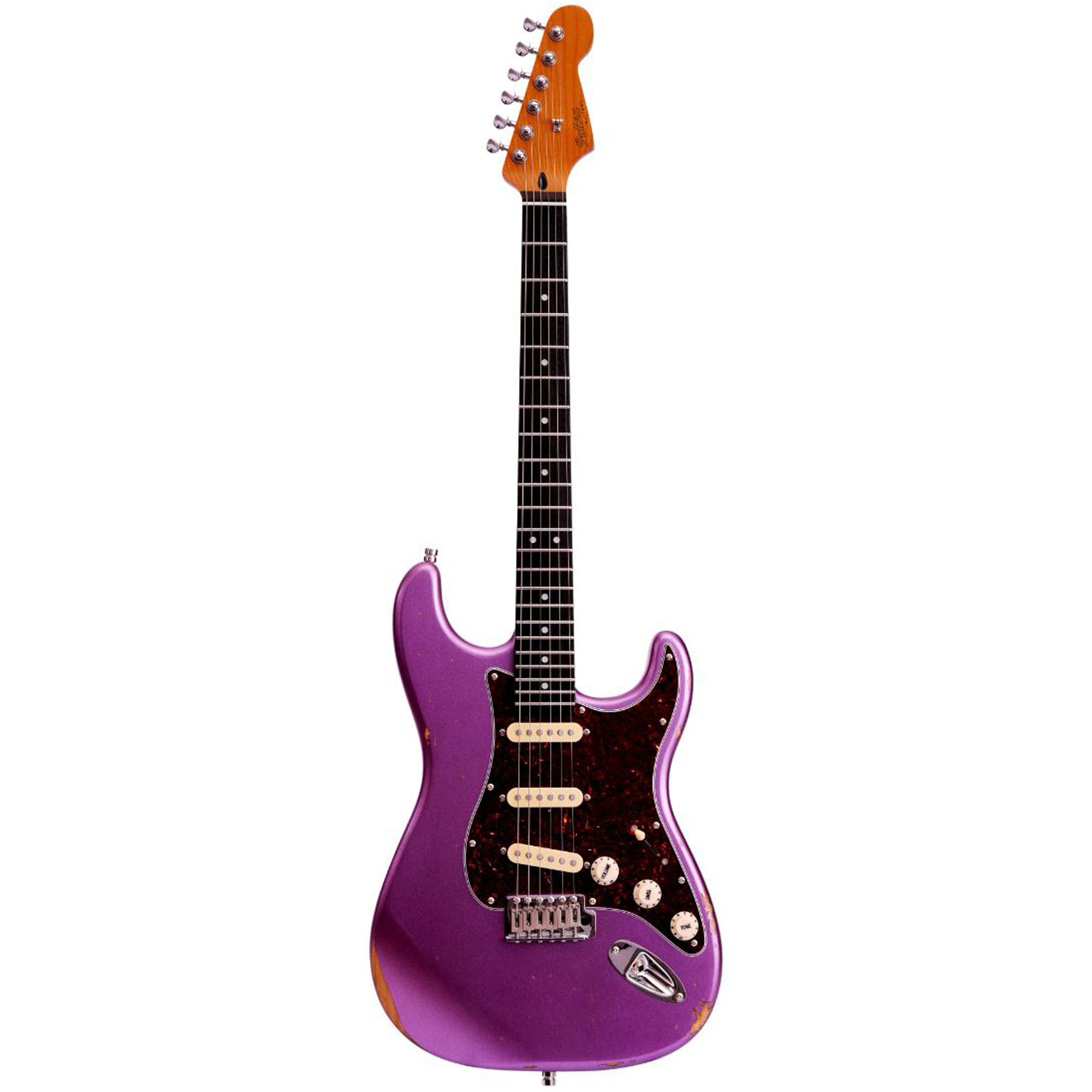 Patina Guitars PS-6 PP R Purple Relic box