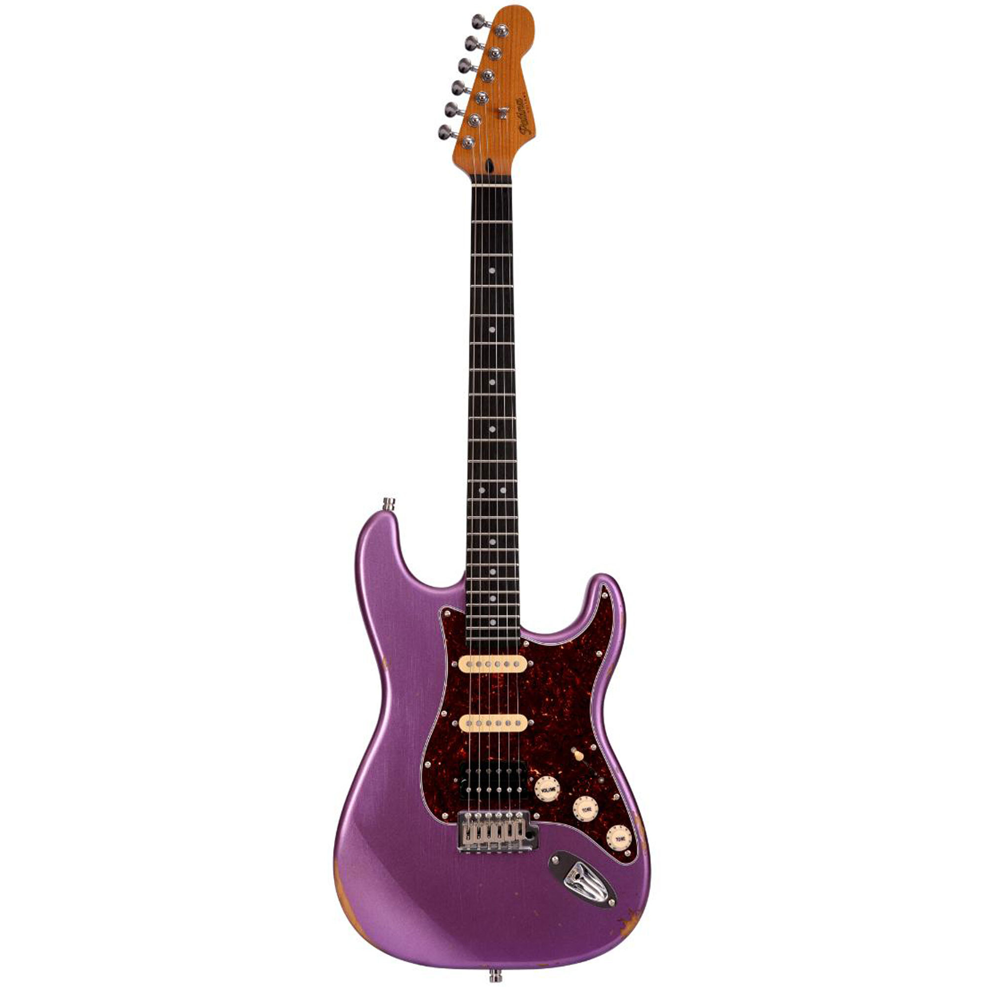 Patina Guitars PS-7 PP R Purple Relic box