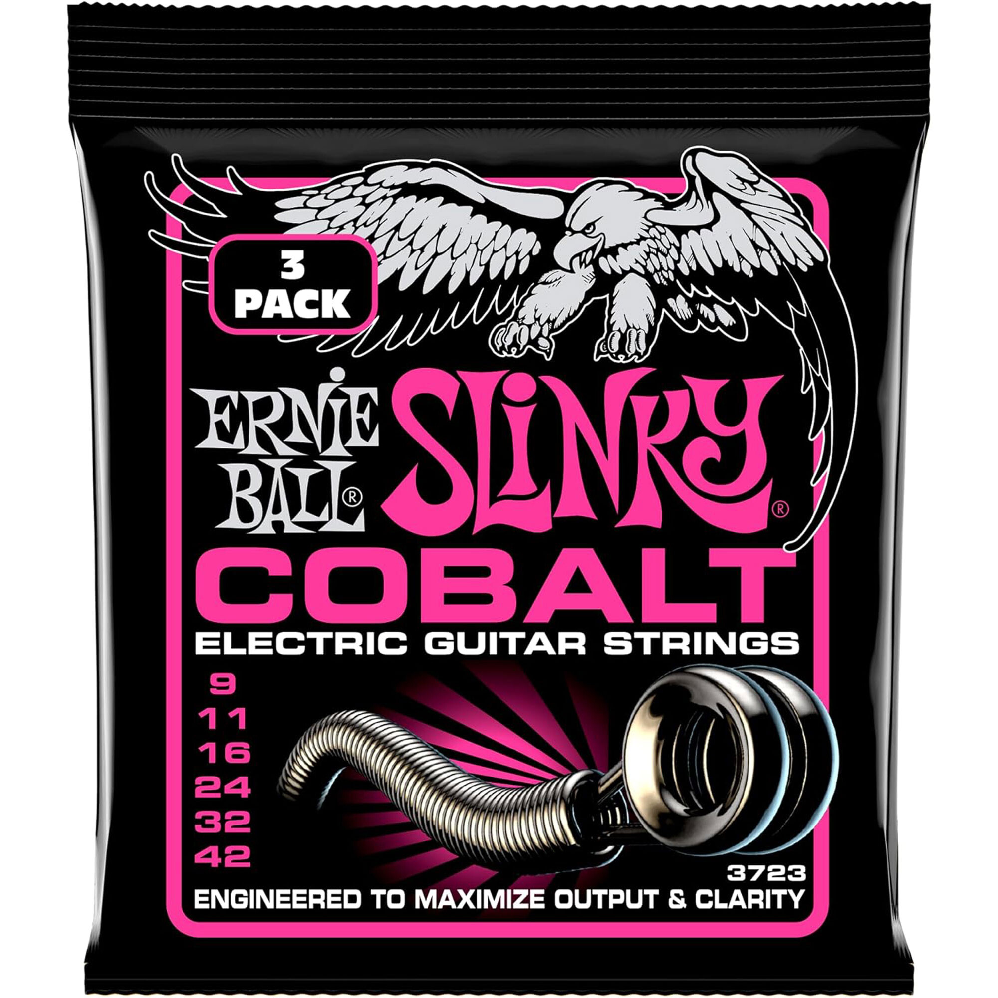 Ernie Ball 3723 Super Slinky Cobalt 3-Pa box